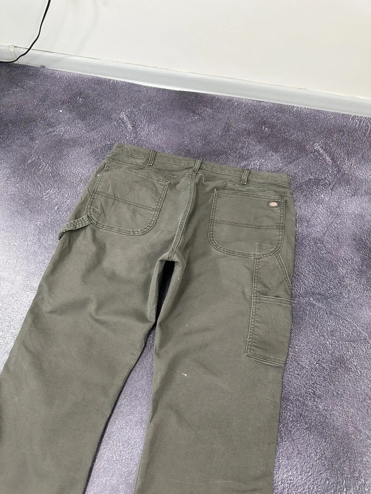 Dickies × Vintage Vintage Dickies USA Olive Work Hype Carpenter Pants Size US 40 / EU 56 - 4 Thumbnail