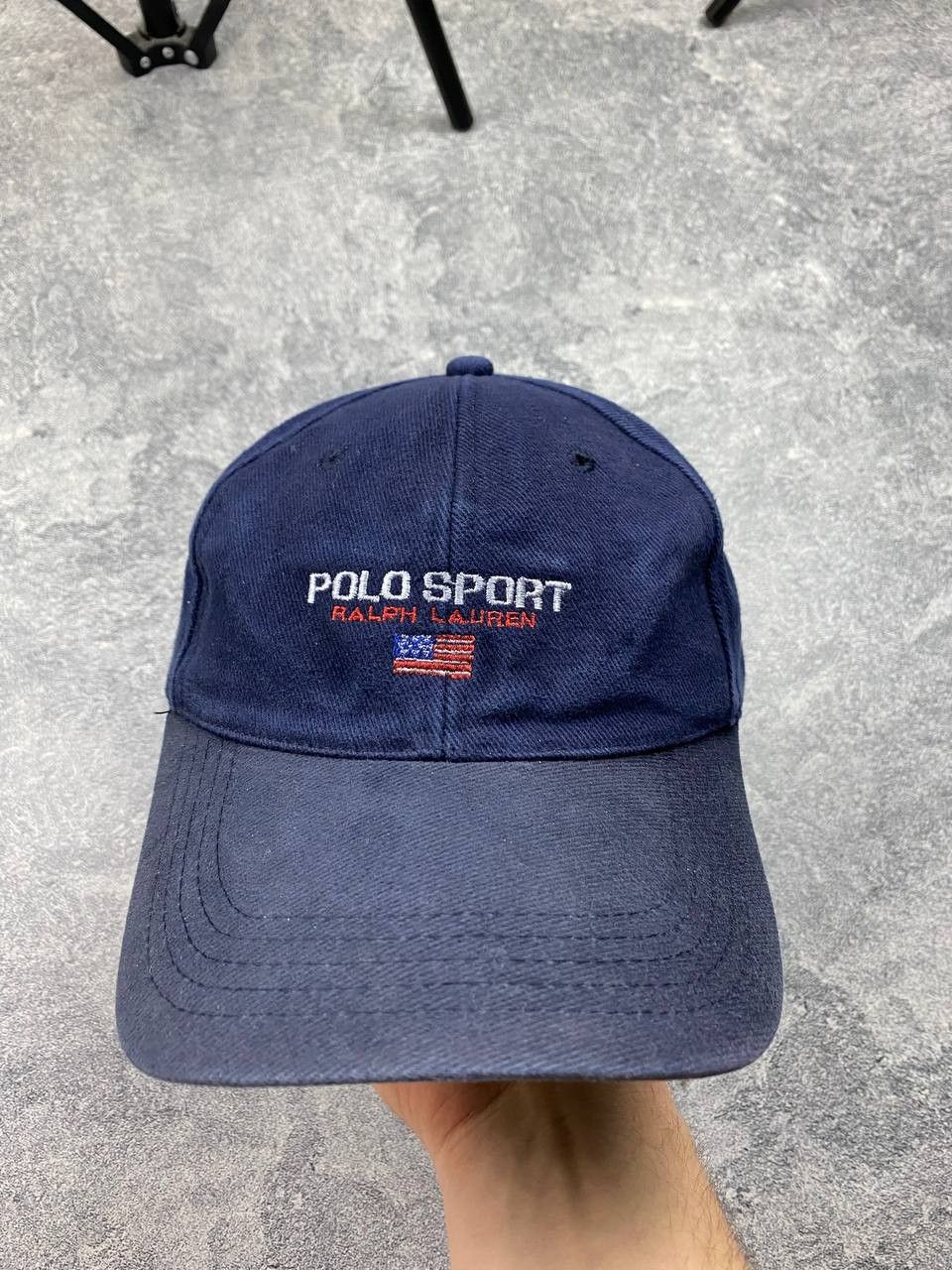 Polo Ralph Lauren × Ralph Lauren × Ralph Lauren Sport Vintage Polo Sport Style Cap Hat Faded Size ONE SIZE - 2 Thumbnail