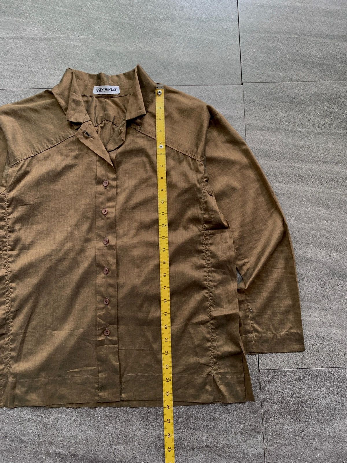 Issey Miyake FREE TAX! Splitter Long sleeve Shirt Size US S / EU 44-46 / 1 - 11 Thumbnail