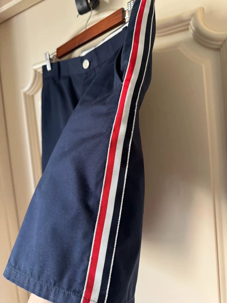 Thom Browne Thom browne RWB webbing shorts on both sides of Tibetan gre Size US 30 / EU 46 - 3 Thumbnail