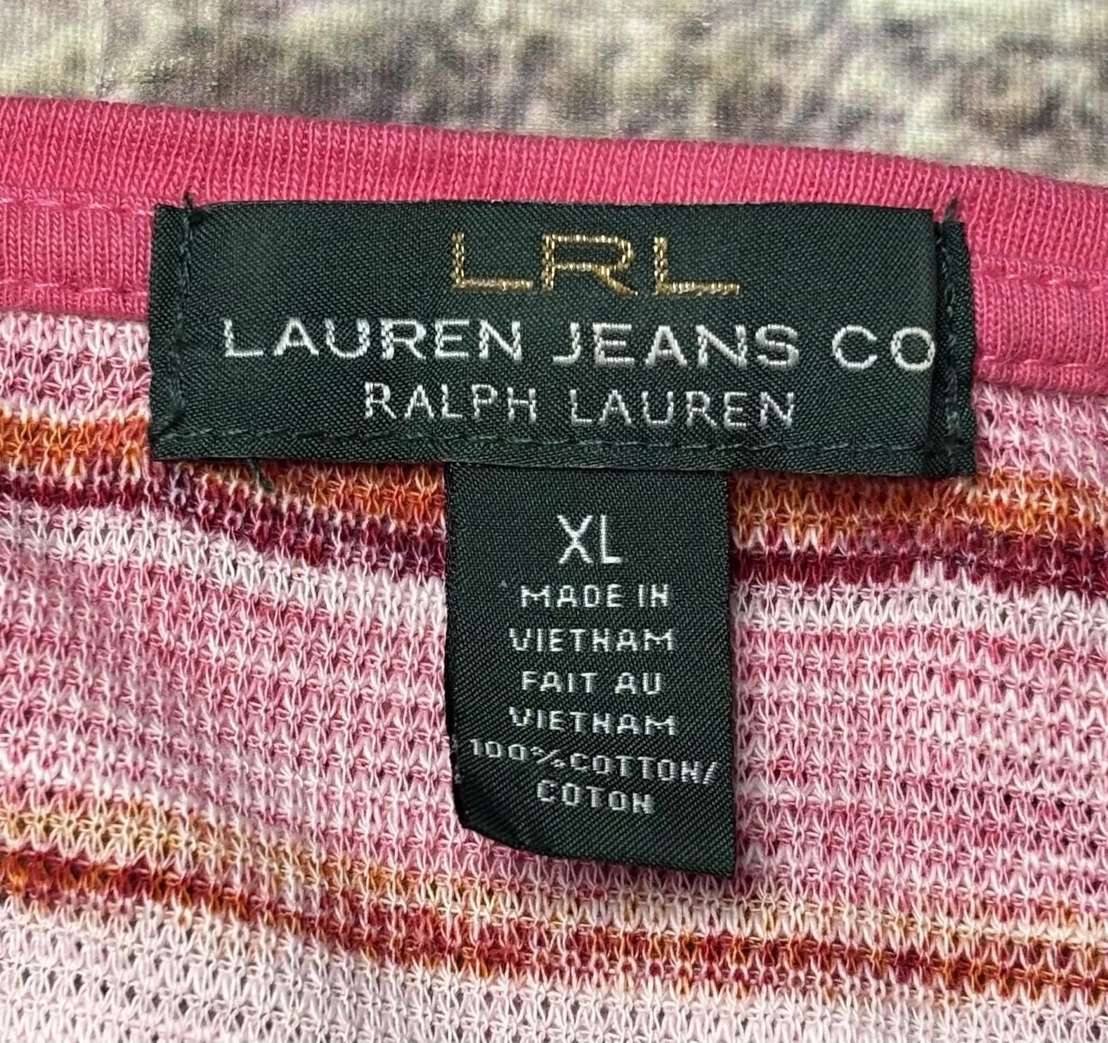 Other Lauren Ralph Lauren Jeans Co Top Womens Large Striped Size L / US 10 / IT 46 - 2 Thumbnail
