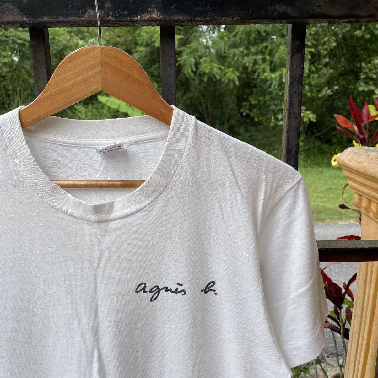 agnes b. 🔥Vintage 90s Agnes B. OG Signature Designer Tee Size US M / EU 48-50 / 2 - 4 Thumbnail