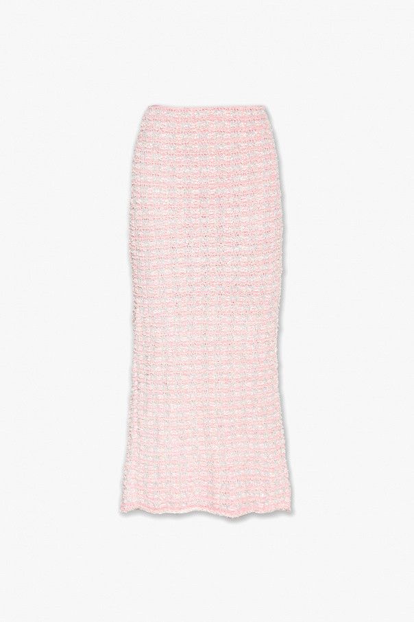 image of Balenciaga O1Mt1Gz0424 Back-To-Front Short Skirt In Pink, Women's (Size 32)