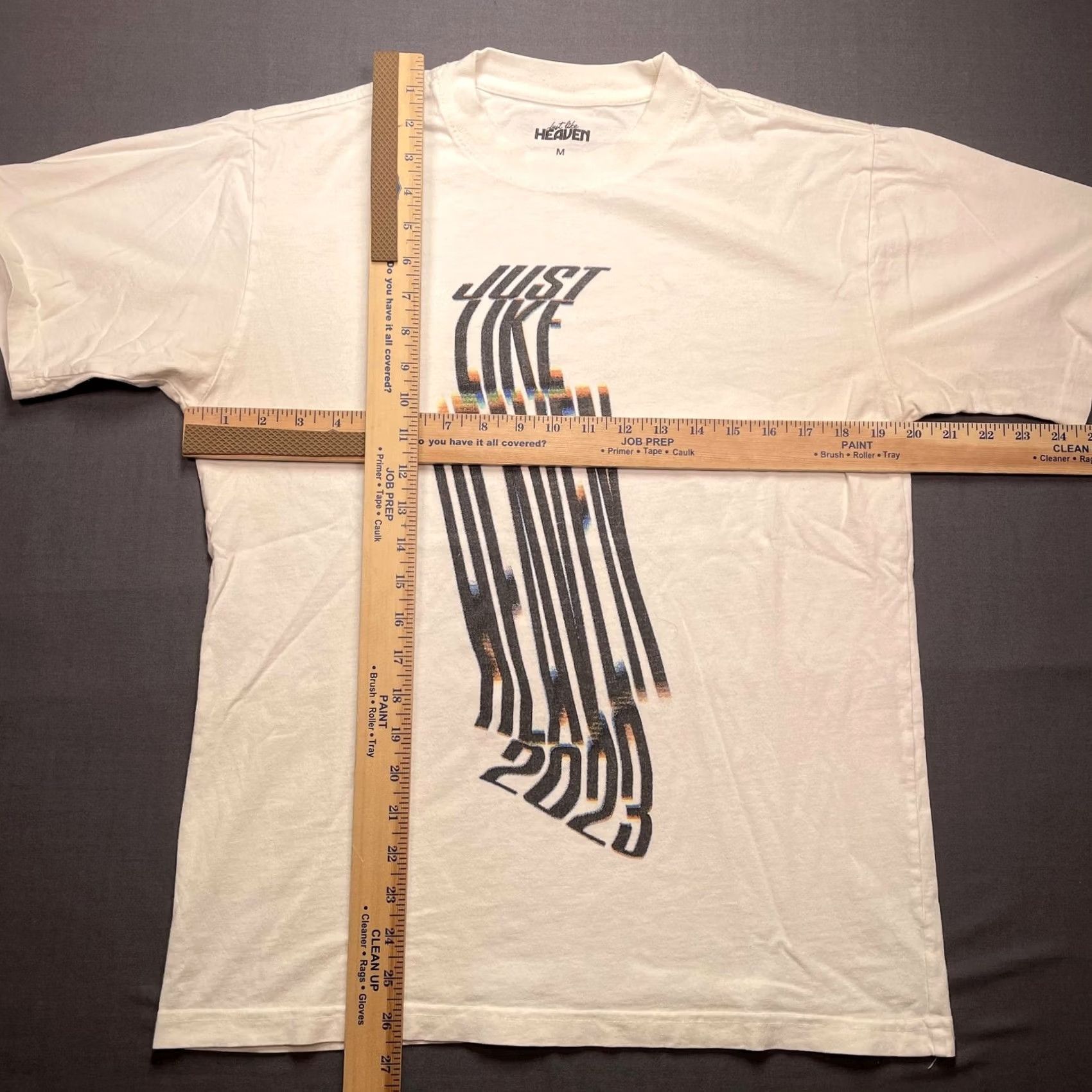 Vintage Just Like Heaven Shirt Mens Medium White 2023 Pasadena Lineup Festival Tee Size US M / EU 48-50 / 2 - 3 Thumbnail