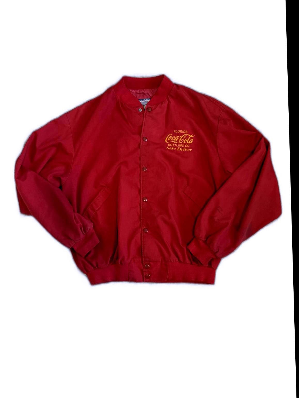 Designer Vintage 70s-80s Coca Cola Worker Bomber Jacket Size US M / EU 48-50 / 2 - 2 Thumbnail