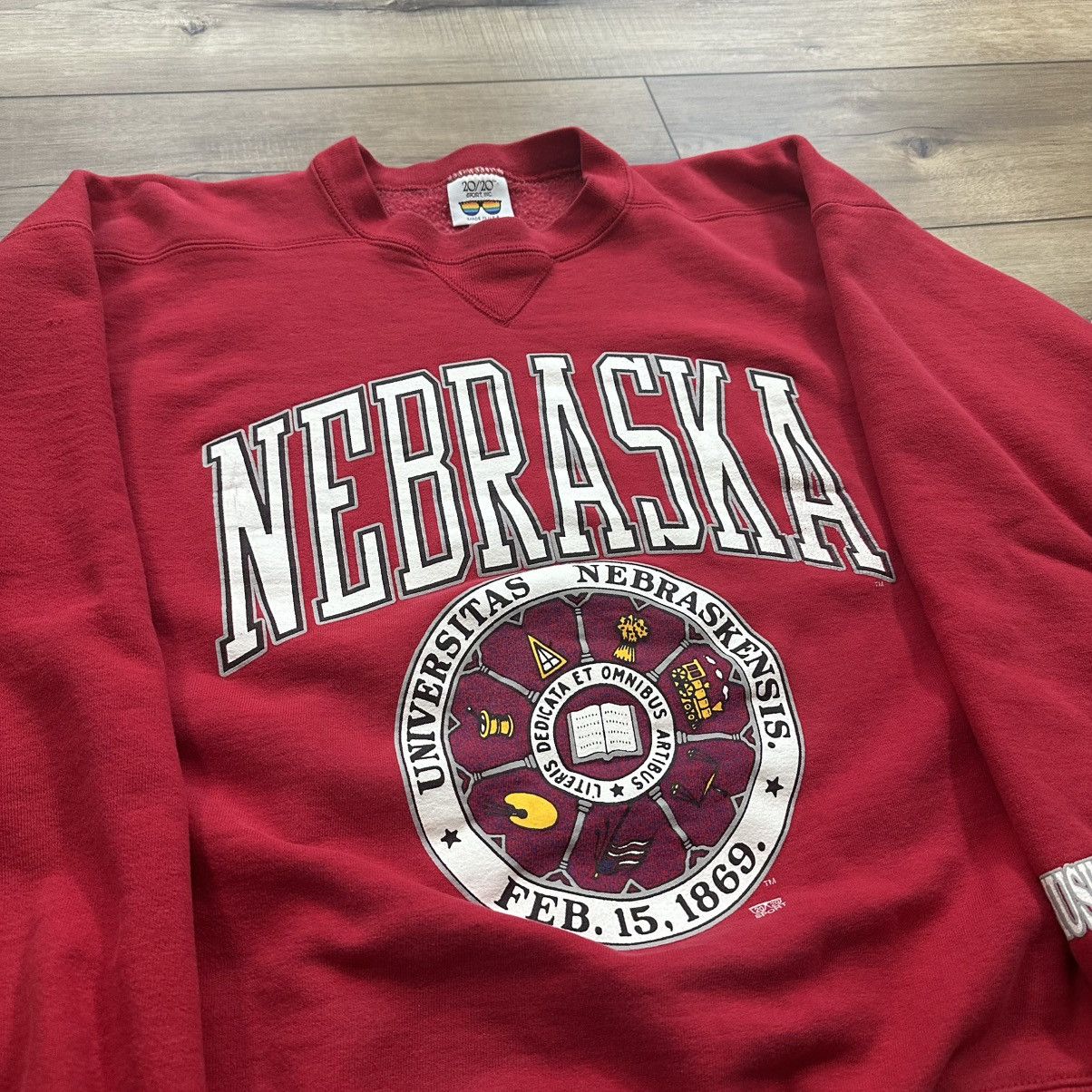 Other Vintage 90s Nebraska Huskers Made in USA Crewneck Pullover Size US XL / EU 56 / 4 - 5 Thumbnail
