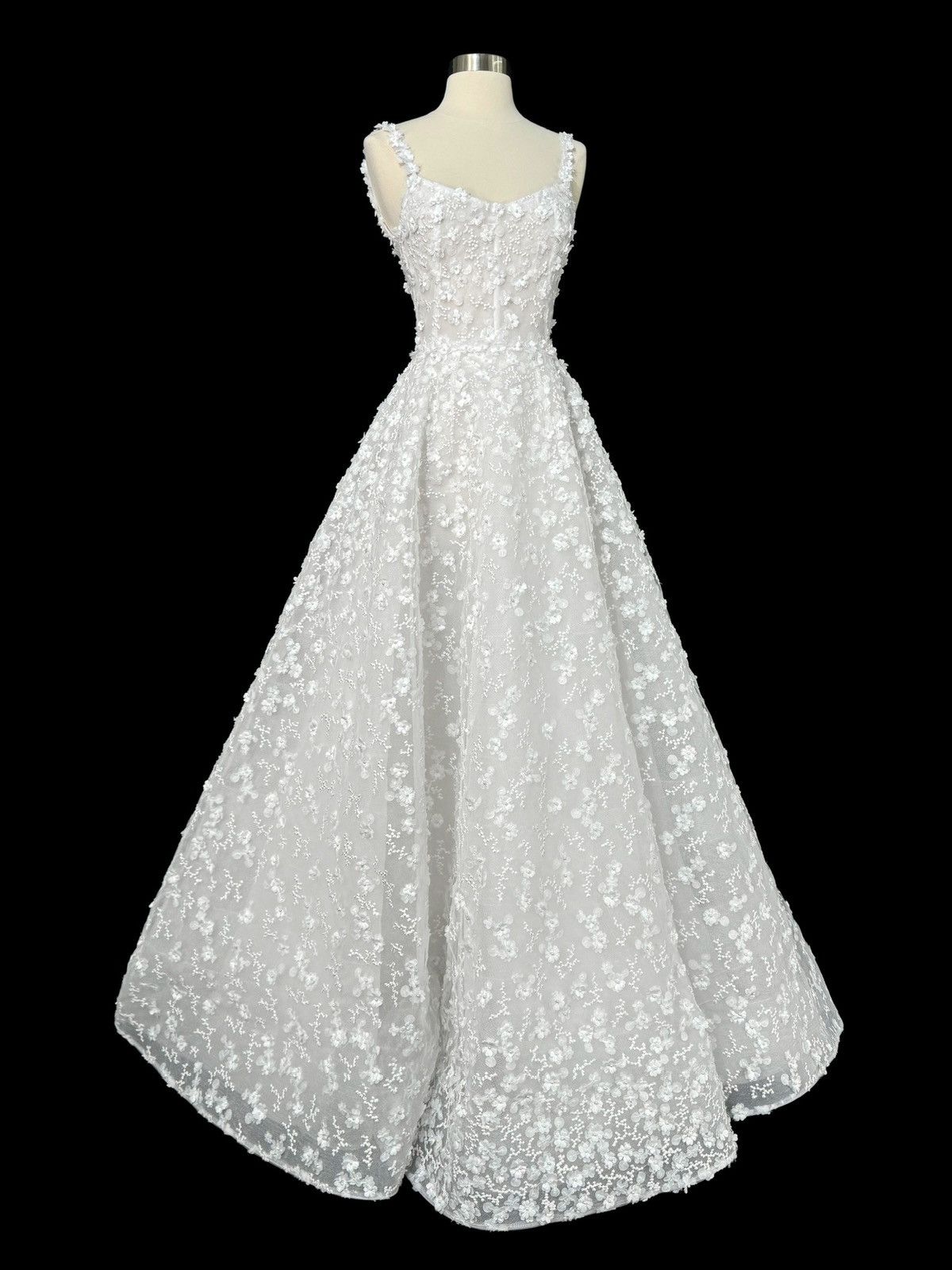 Other Brand New US 6 Embroidery lace Anna Augusta Bridal Gown Size M / US 6-8 / IT 42-44 - 1 Thumbnail