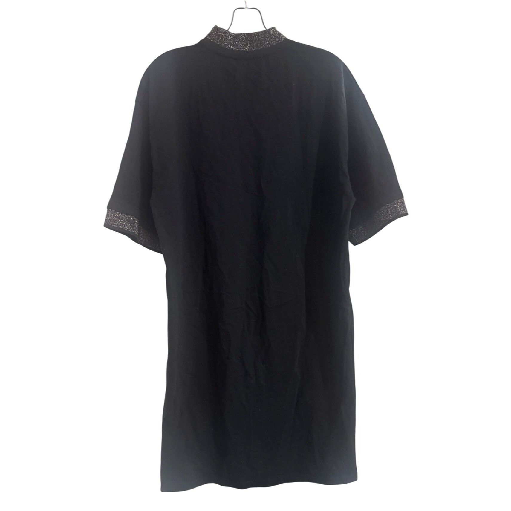 Acne Studios Acne Studios Black Berna Solid PAW17 Dress W/ Glitter Detail Size S / US 4 / IT 40 - 2 Thumbnail