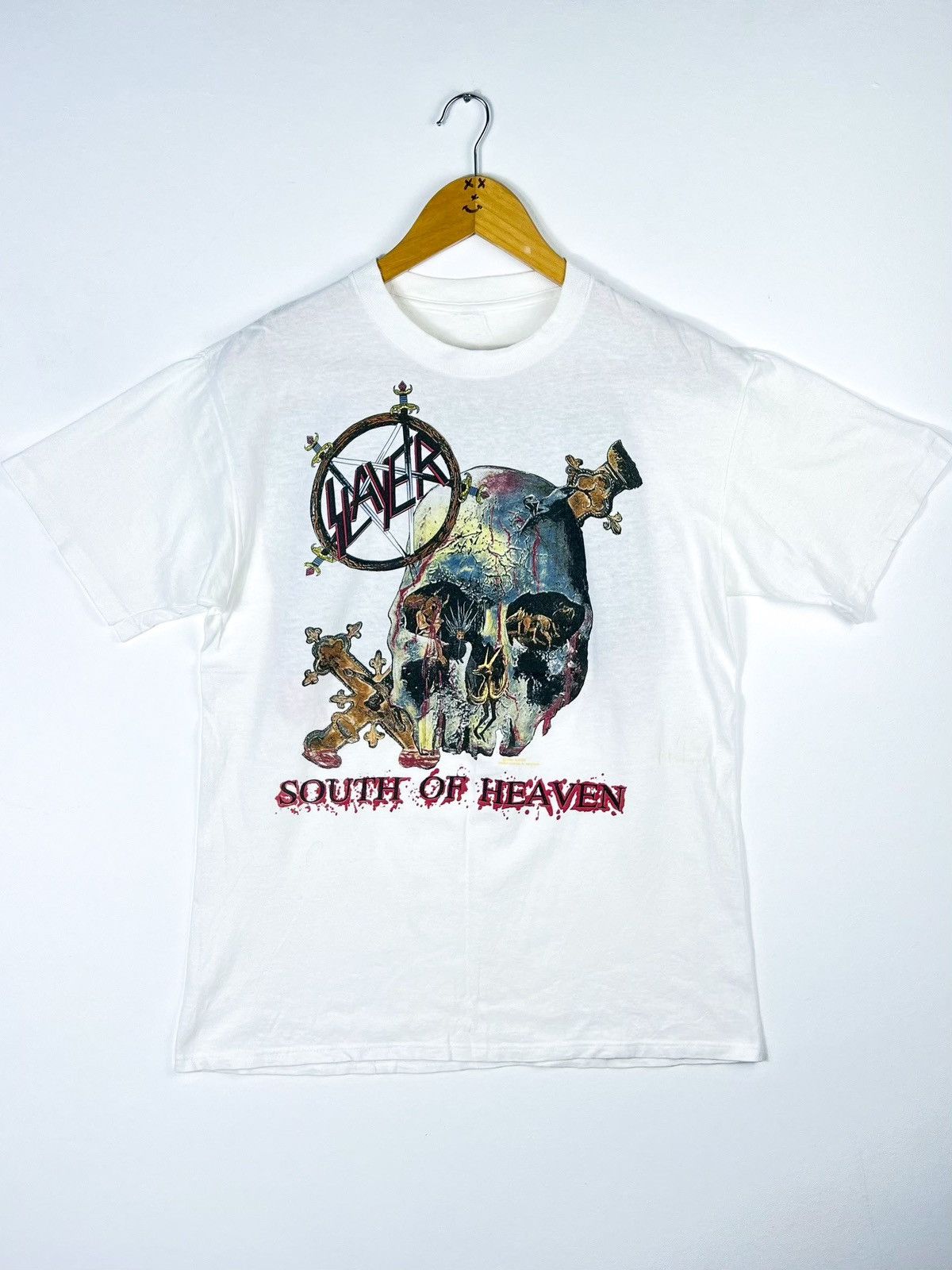 Slayer Slayer South of heaven Metallica Vintage 80s Brockum T-Shirt Size US L / EU 52-54 / 3 - 2 Thumbnail