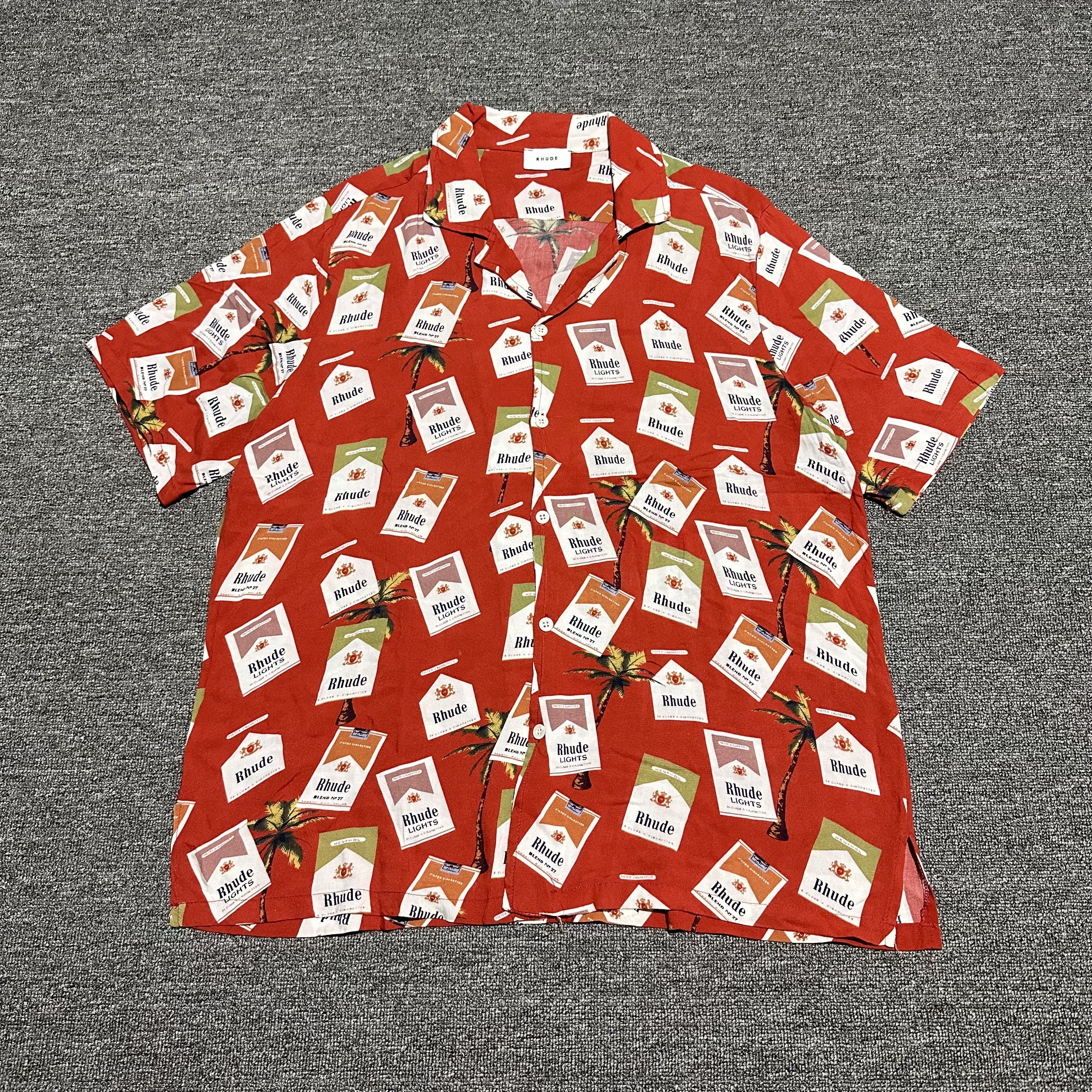 rhude cigarette shirt Rhude Marlboro Cigarette Shirt