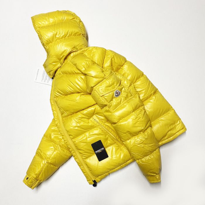 Yellow best sale moncler maya