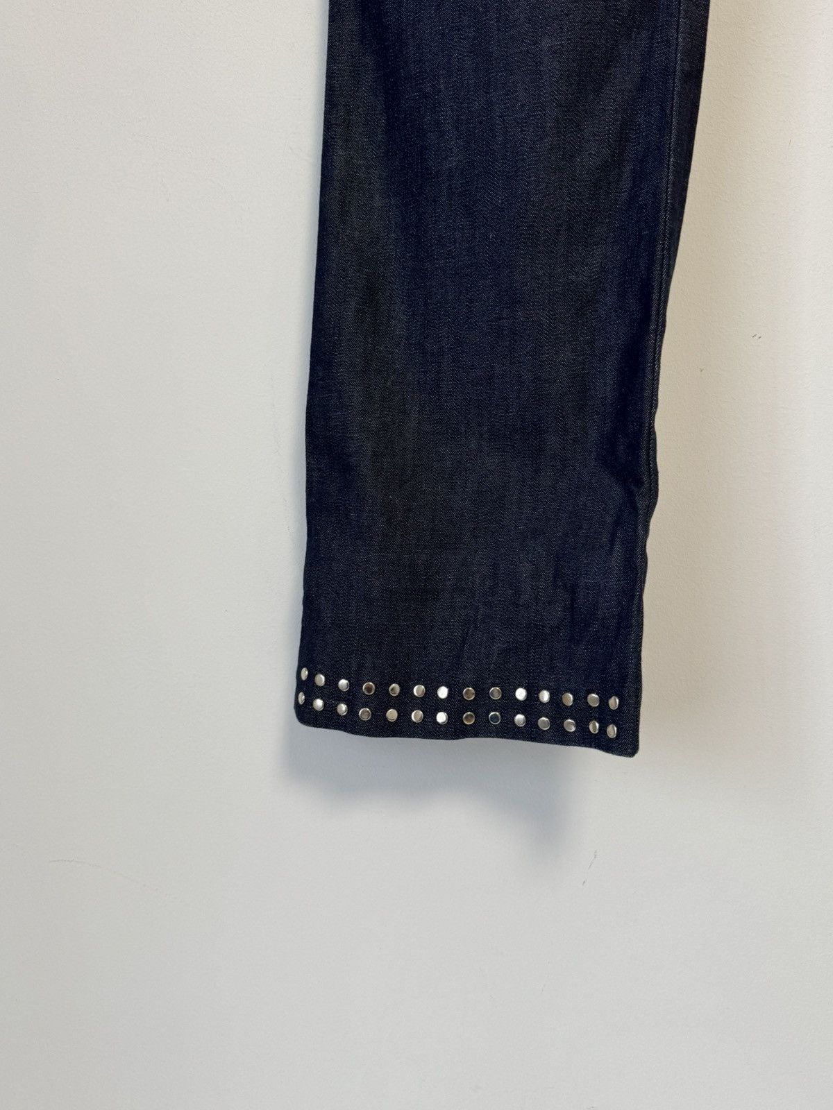 Versace Jeans Couture Versace Jeans Couture Rhinestone Denim Set Cropped Jacket Size L / US 10 / IT 46 - 19 Thumbnail