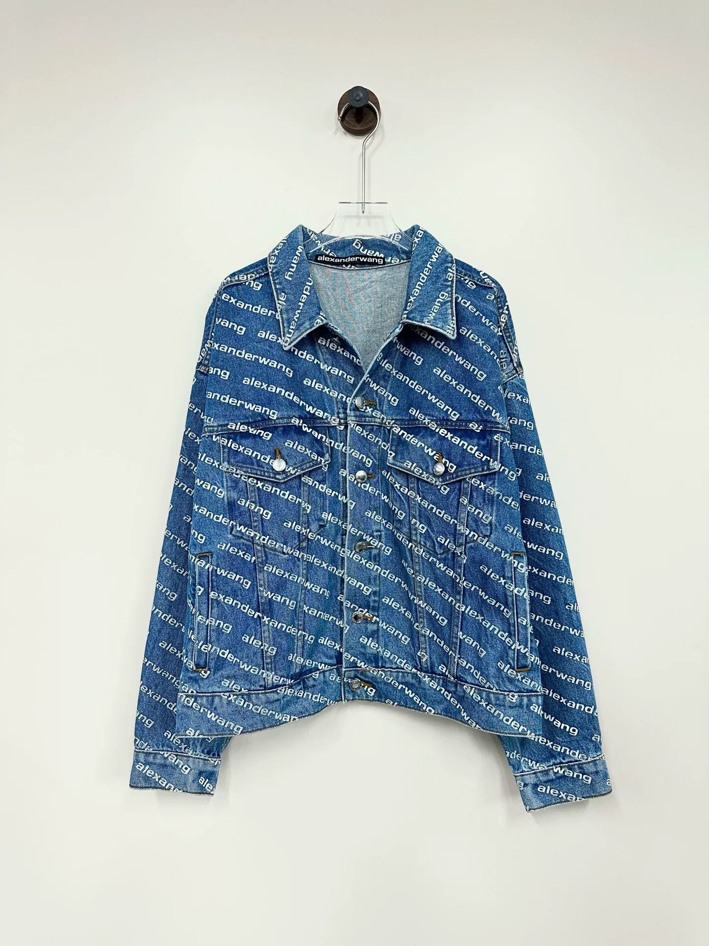 Alexander Wang Blue Denim Jacket M
