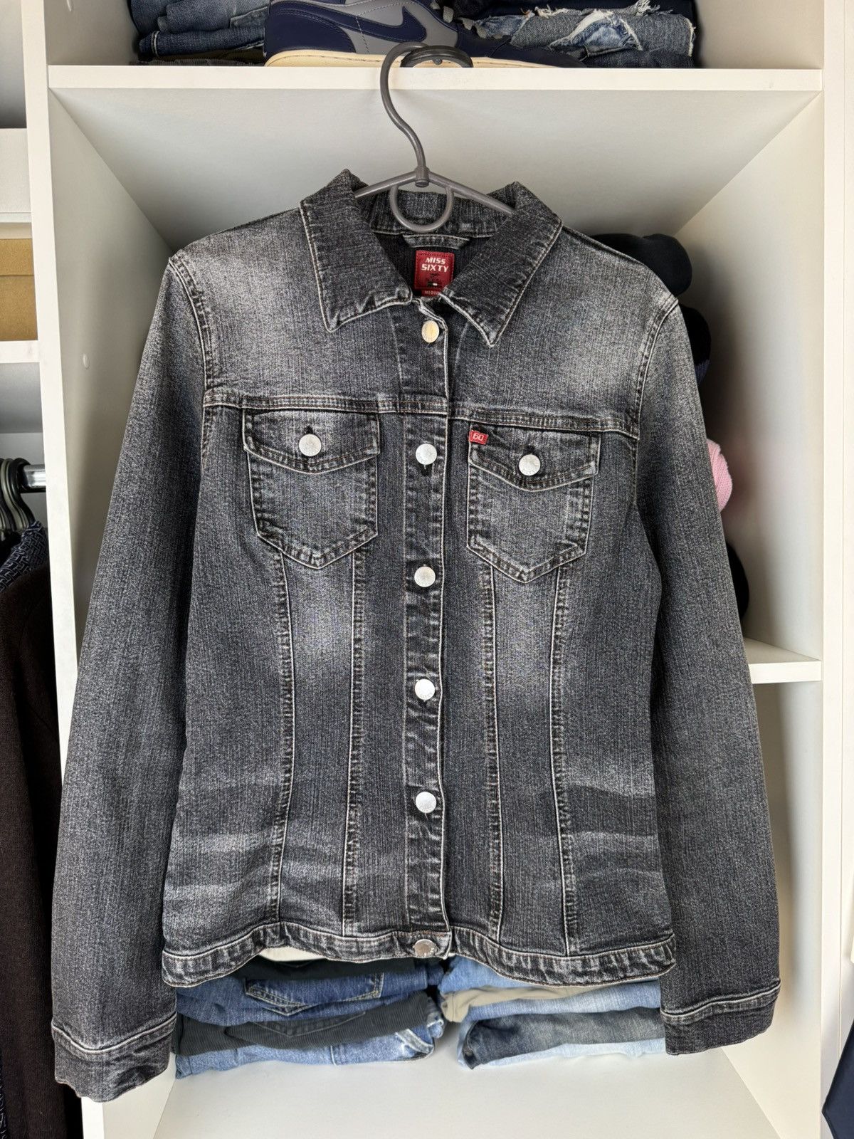 Miss Sixty Miss Sixty Y2K Women's Denim Jacket Made in Italy Size M / US 6-8 / IT 42-44 - 1 Thumbnail