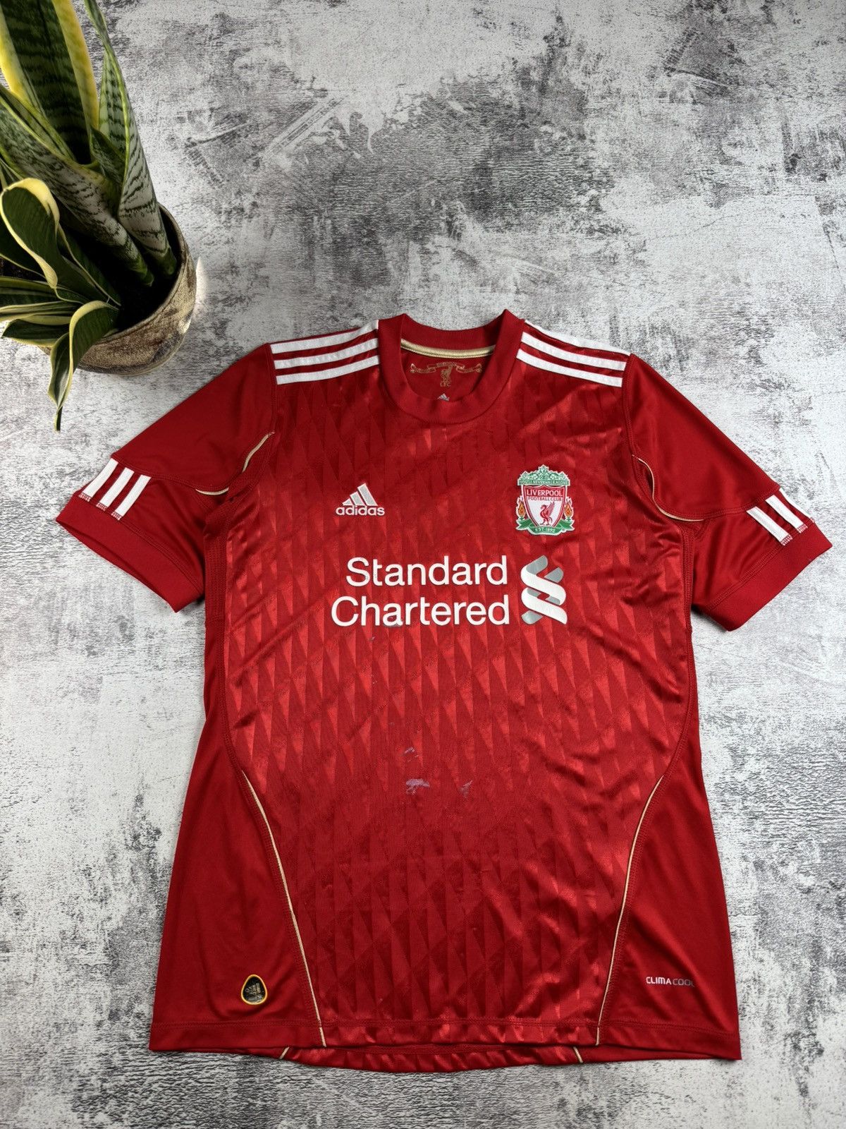 Adidas #10 Joe Cole LFC Liverpool 2010 2012 Men’s Medium Size Soccer Football T Shirt Jersey Size US M / EU 48-50 / 2 - 6 Thumbnail