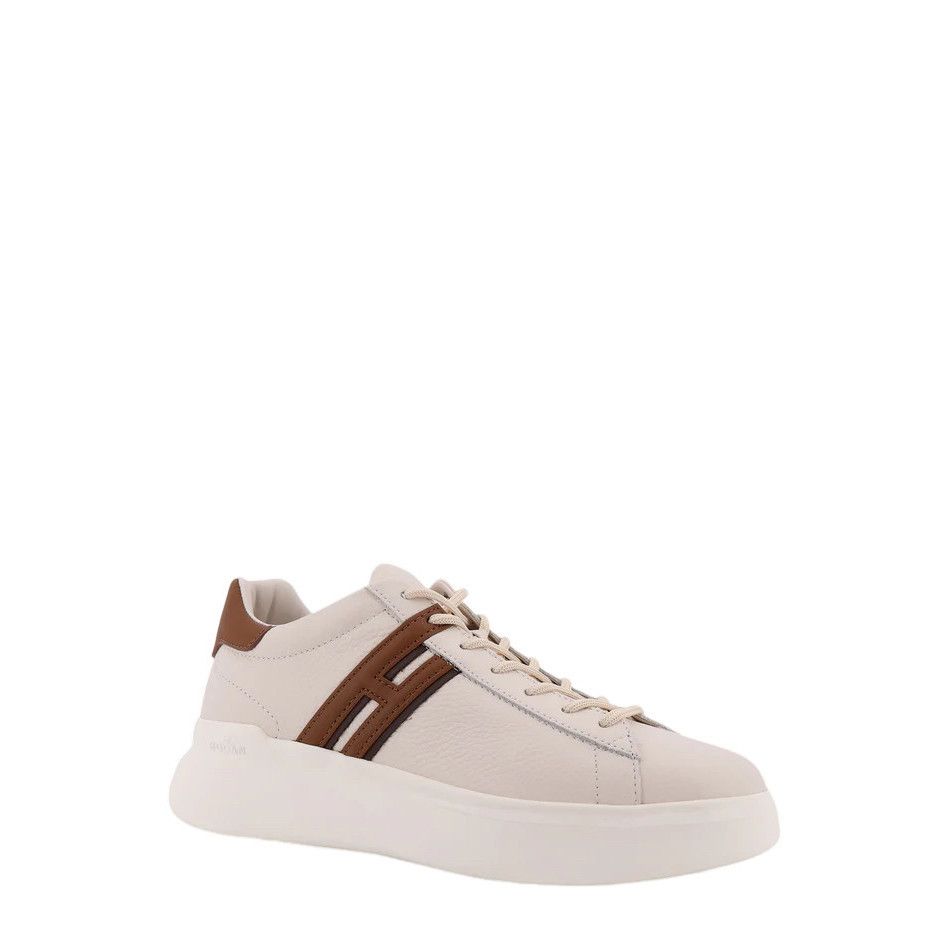 HOGAN White/Brown H580 sneakers New (Men's size:7;)
