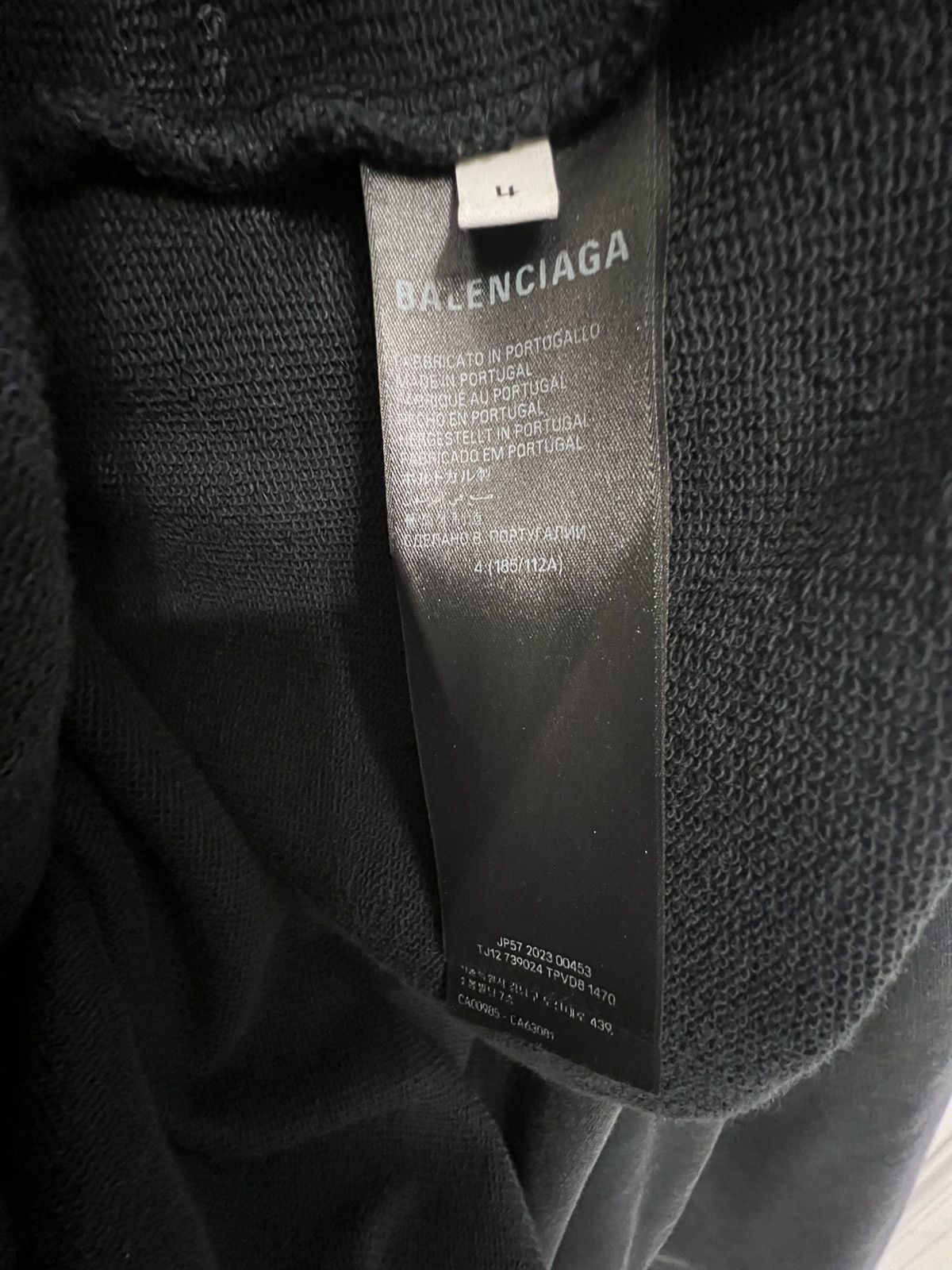 Balenciaga Balenciaga 3B Double Sided Embroidered Hoodie Size US XL / EU 56 / 4 - 8 Thumbnail