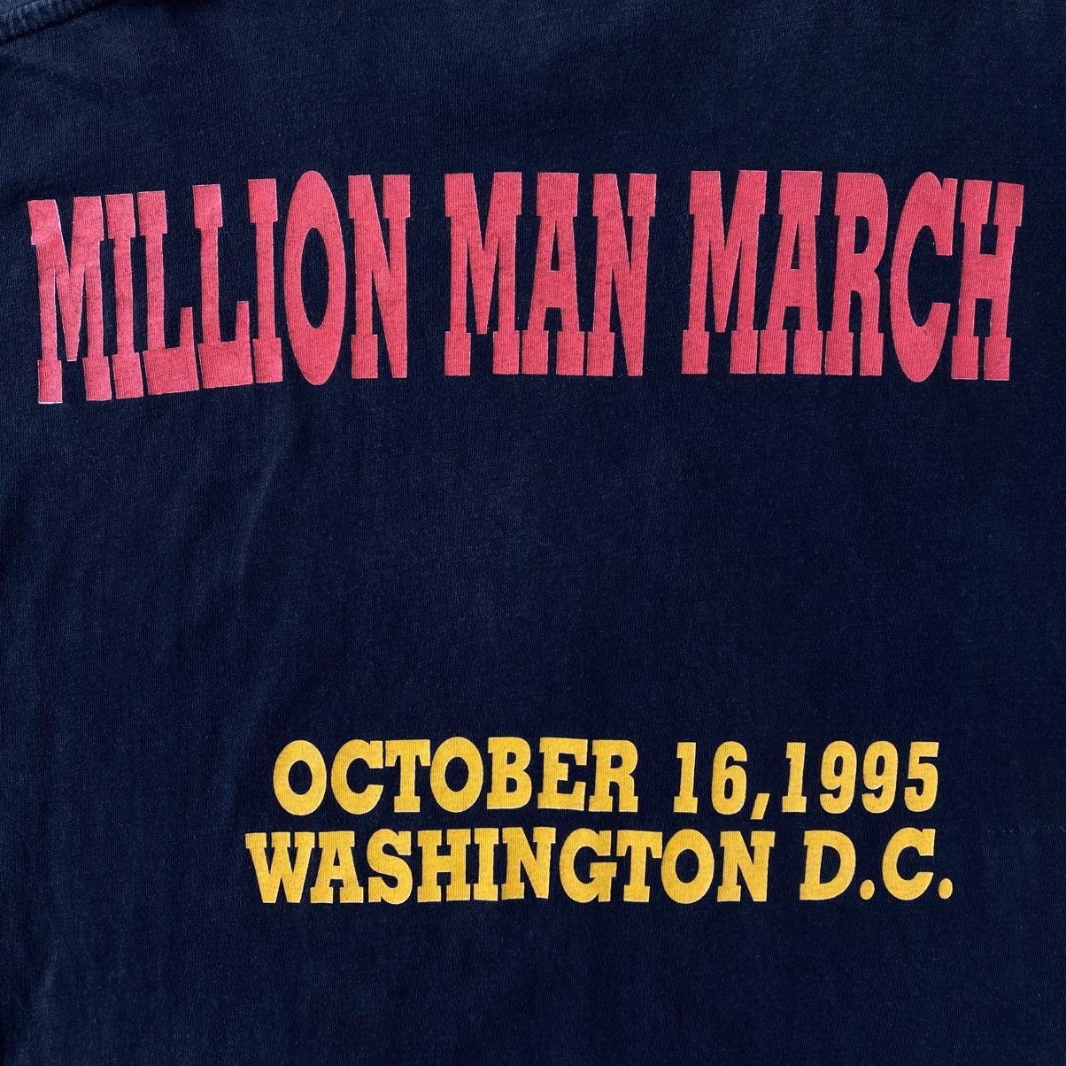 Vintage 1995 Million Man March Rap Tee Size US L / EU 52-54 / 3 - 8 Thumbnail