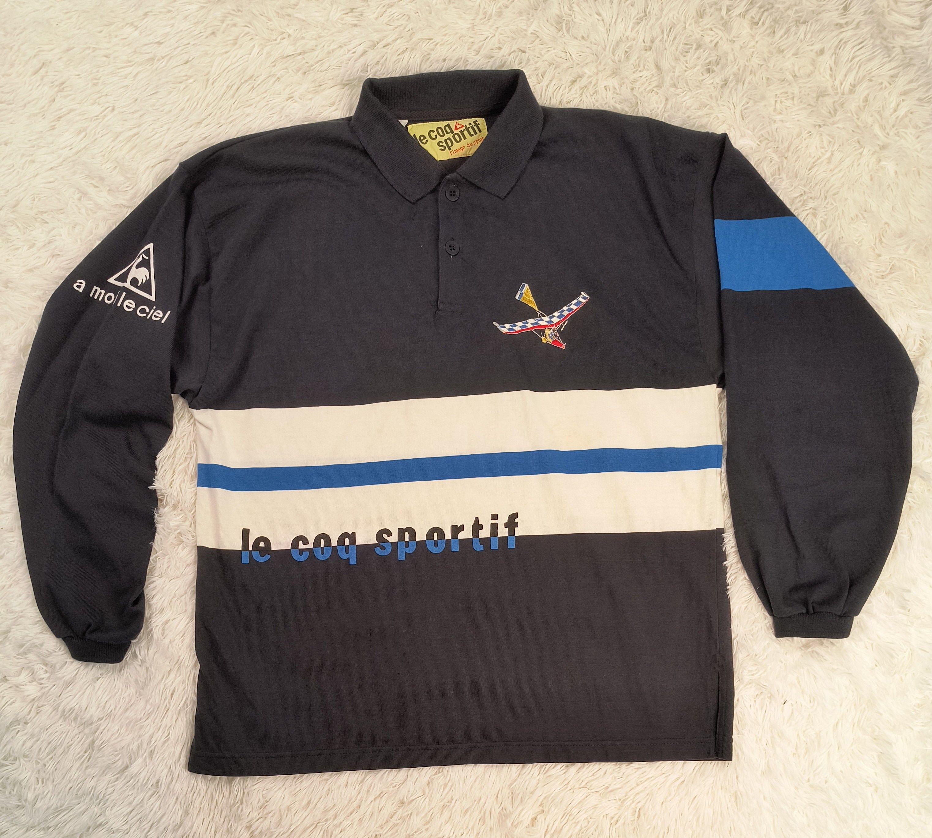 Le Coq Sportif Vintage Le coq sportif LS 90s polo Size US L / EU 52-54 / 3 - 1 Thumbnail