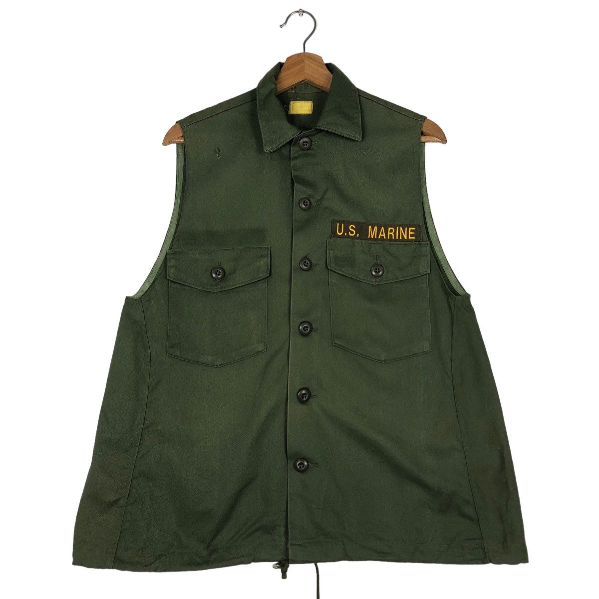 Vintage 🔥Vintage Tank Top Military U.S Marine OG-07 Cargo Pockets Size US M / EU 48-50 / 2 - 1 Thumbnail