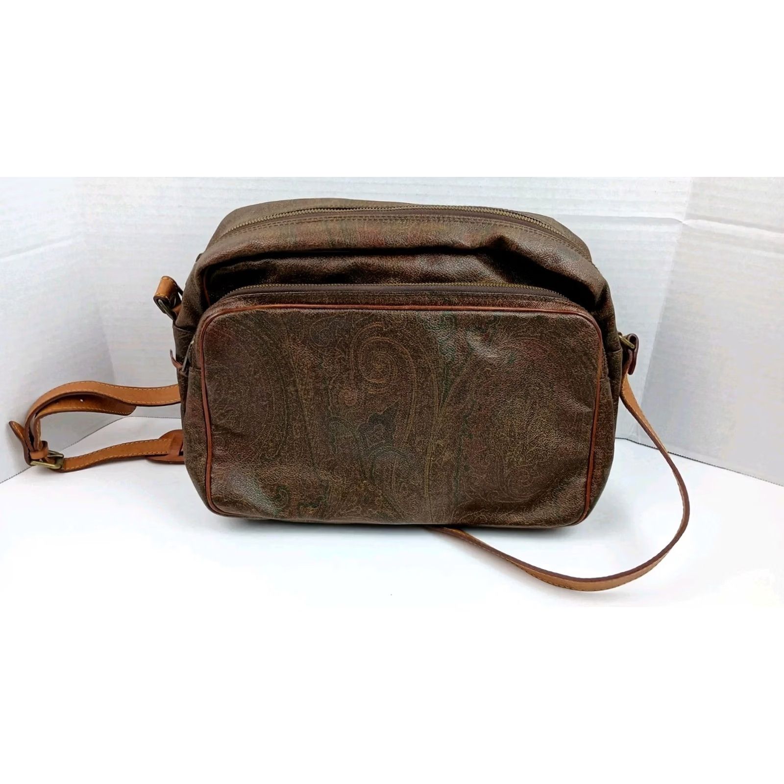 Etro Etro Paisley Shoulder Handbag Purse Satchel/Top Handle Bag Womens Multicolor Coated Exterior Size ONE SIZE - 2 Thumbnail