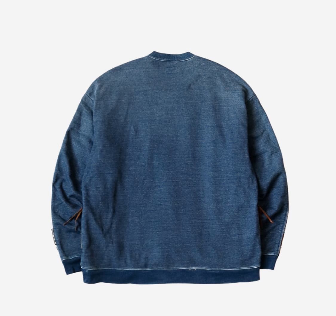Kapital Kapital Boro Indigo Two Tone Sweatshirt Size US L / EU 52-54 / 3 - 2 Thumbnail