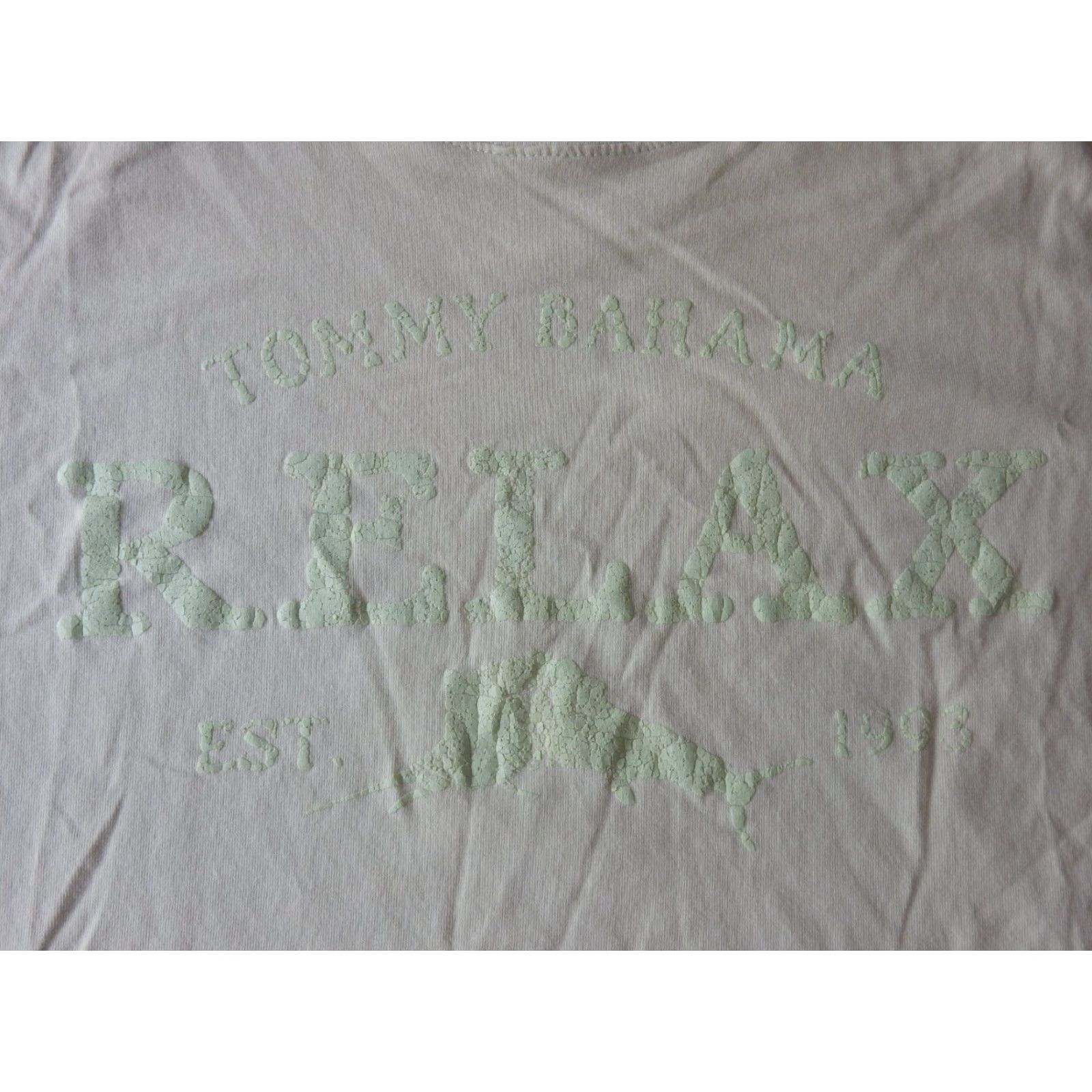 Tommy Bahama Tommy Bahama Men's T-Shirt Short Sleeve Graphic Print Cotton Green M Relax Mens Size US M / EU 48-50 / 2 - 2 Thumbnail