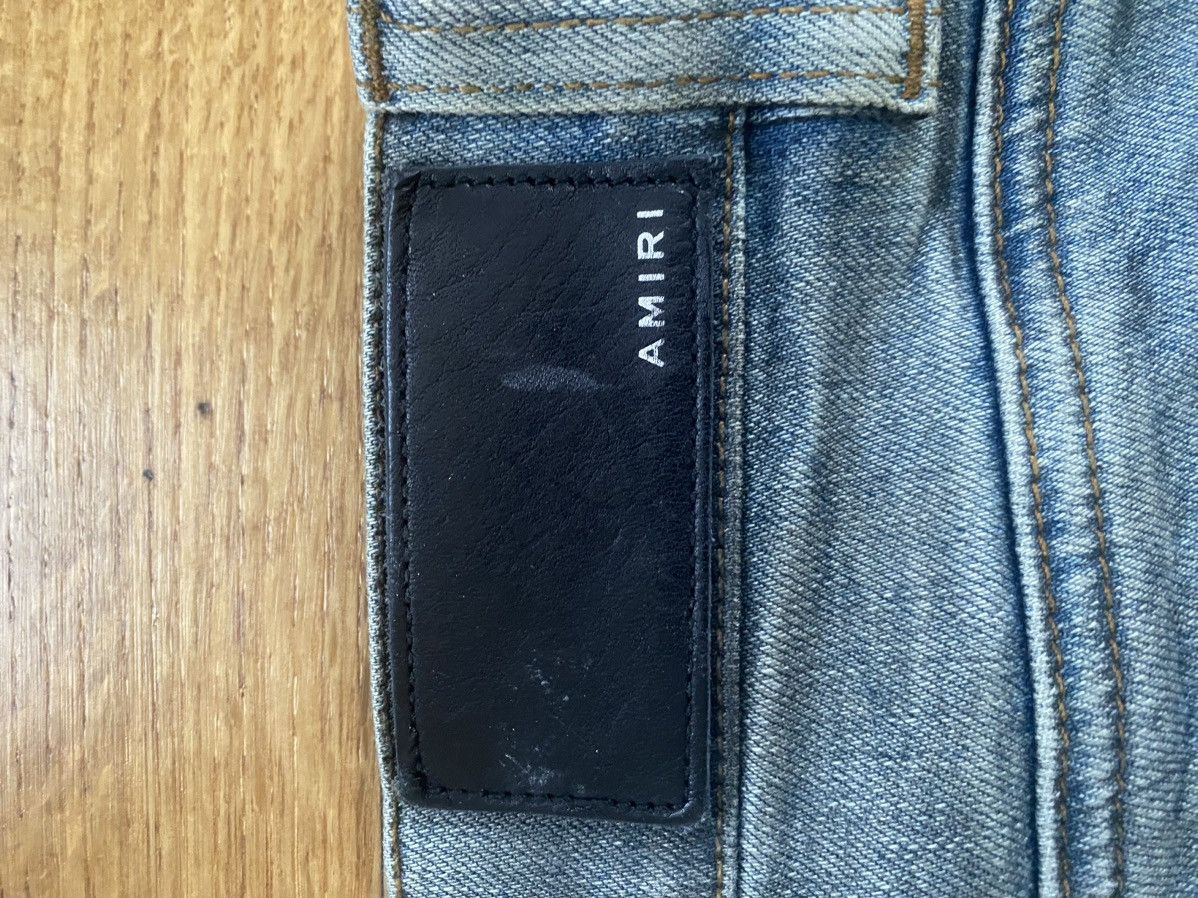 Amiri Amiri Dirty Indigo Cashmere Patch Mx1 Distressed Denim Size US 36 / EU 52 - 5 Thumbnail