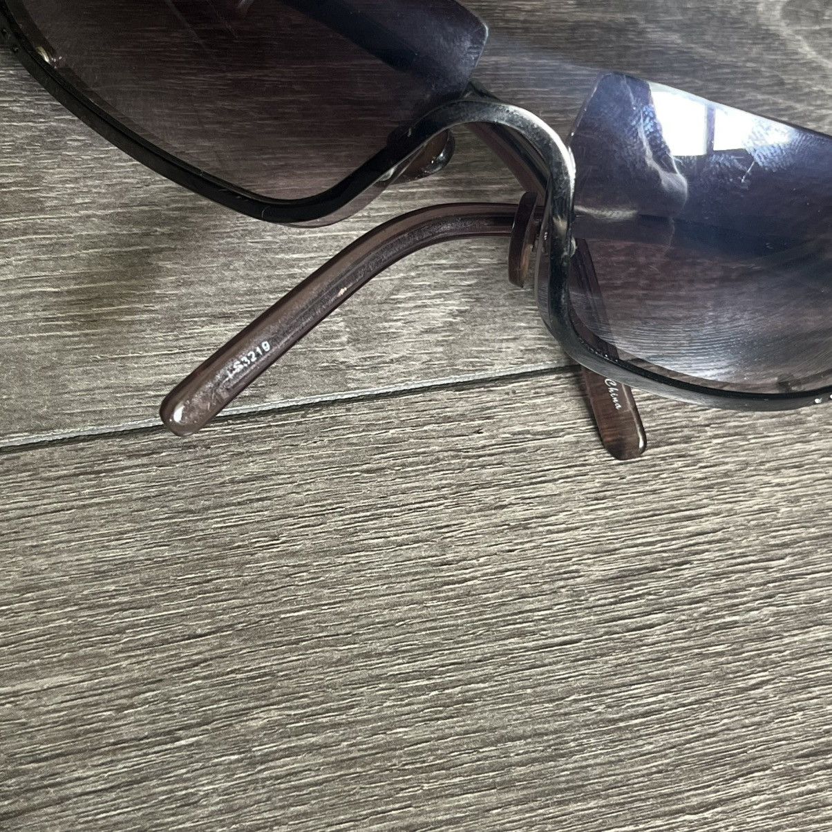 Vintage Vintage Versace Style Mod Half Frame Sunglasses 1990s Rare Size ONE SIZE - 7 Thumbnail