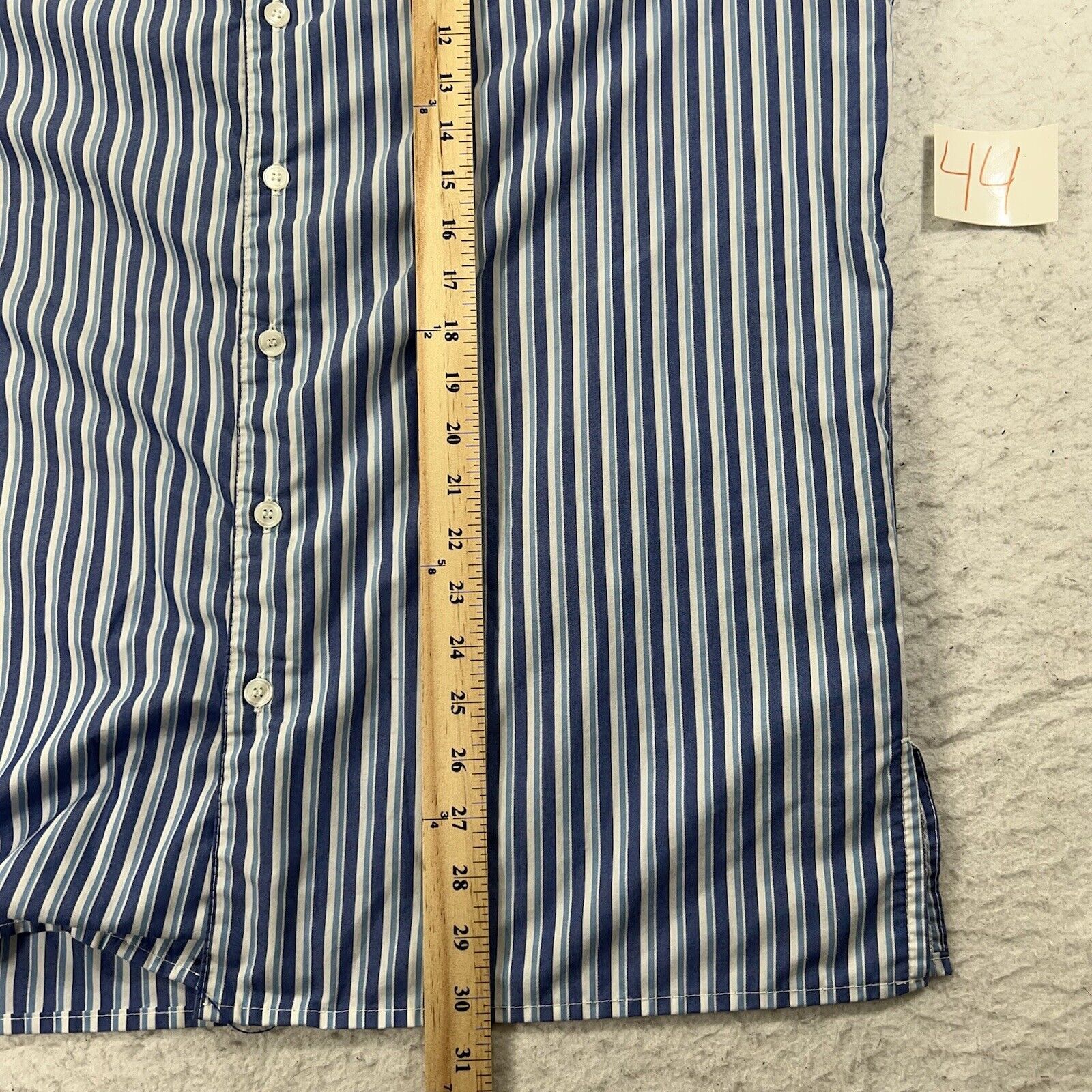 Disney Disney Parks Large Cast Member Striped Button Front Shirt Size US L / EU 52-54 / 3 - 8 Thumbnail