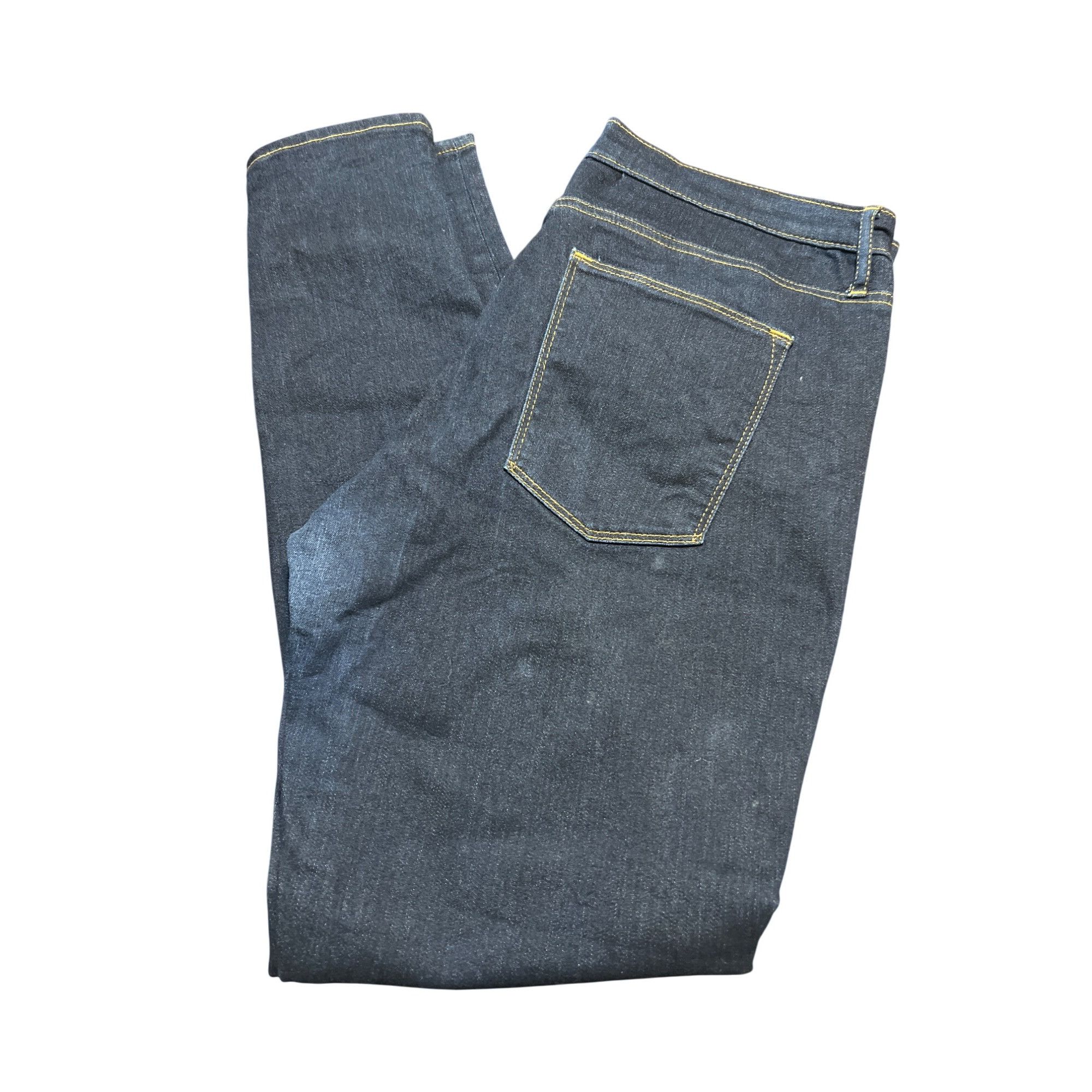 Gap Gap Denim True Skinny Stretch Jeans Dark Blue Denim Size 33 Size 33" - 3 Thumbnail