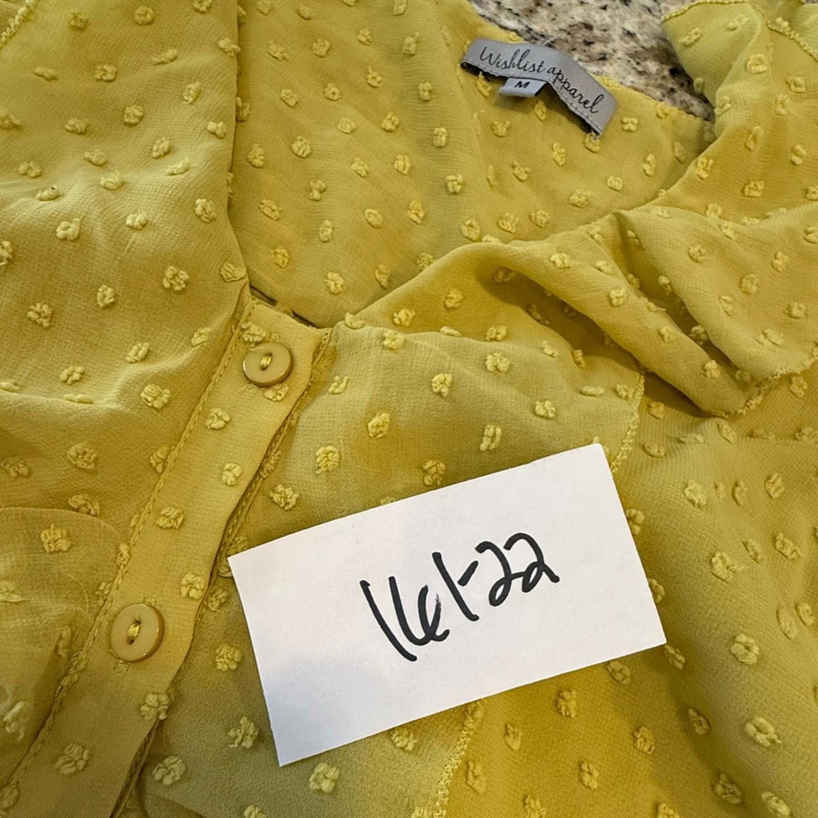Other Wishlist Apparel mustard yellow Swiss dot sleeveless top M Size M / US 6-8 / IT 42-44 - 12 Thumbnail