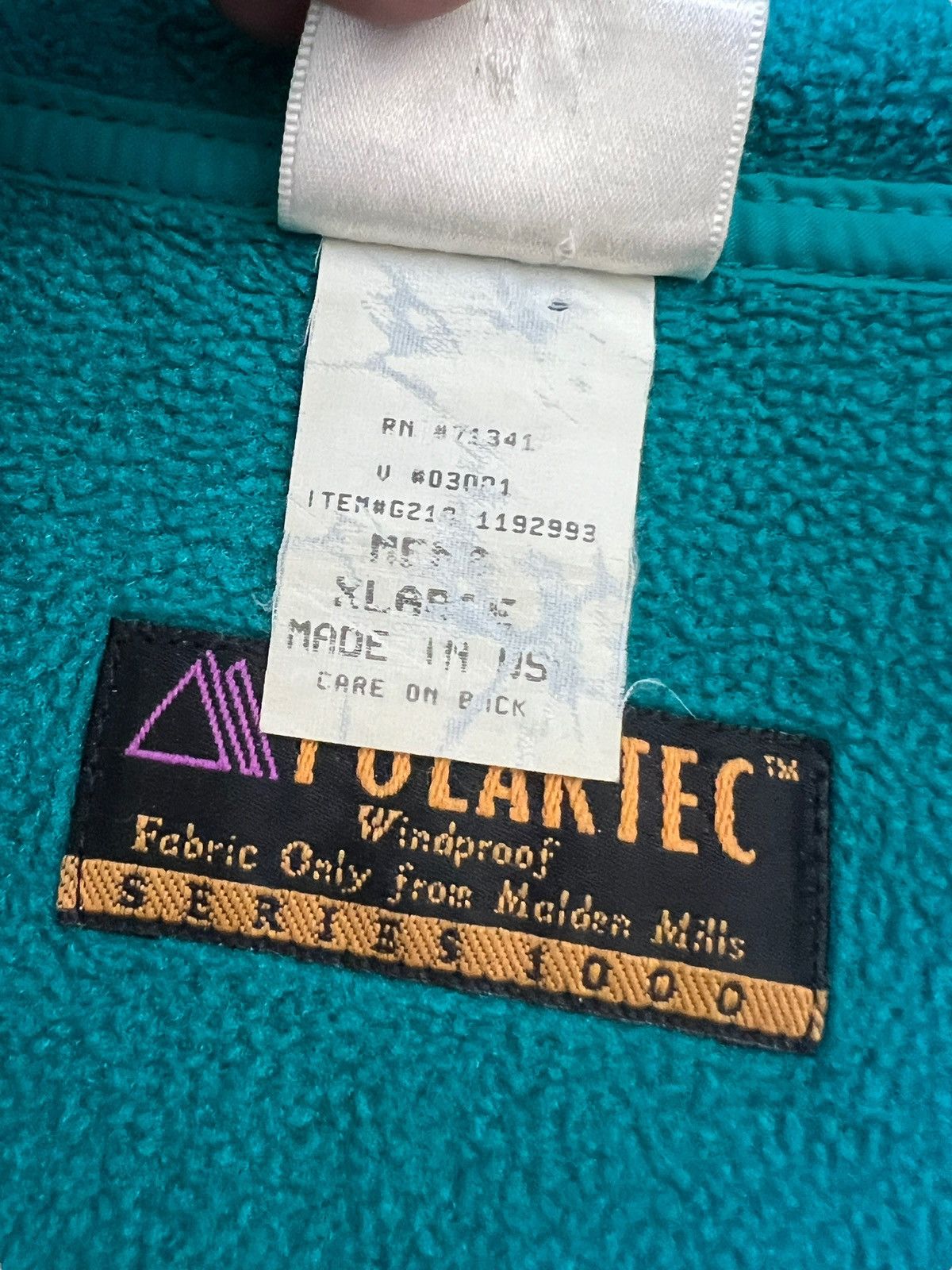 L.L. Bean × Polartec × Vintage Vintage 90s LL Bean Windbloc Series Polartec Fleece Jacket Size US XL / EU 56 / 4 - 9 Thumbnail