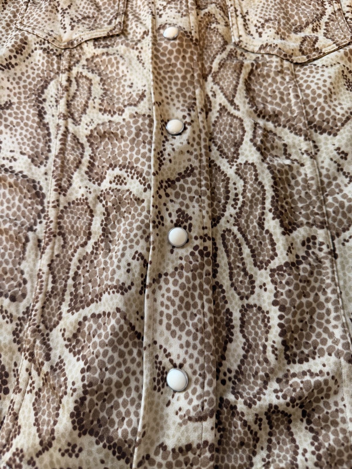 Chloe Chloé Snake Print Button-Down Blouse Size M / US 6-8 / IT 42-44 - 3 Thumbnail