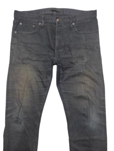 Uniqlo UNIQLO DISTRESSED DENIM BLACK SELVEDGE Size US 34 / EU 50 - 2 Thumbnail