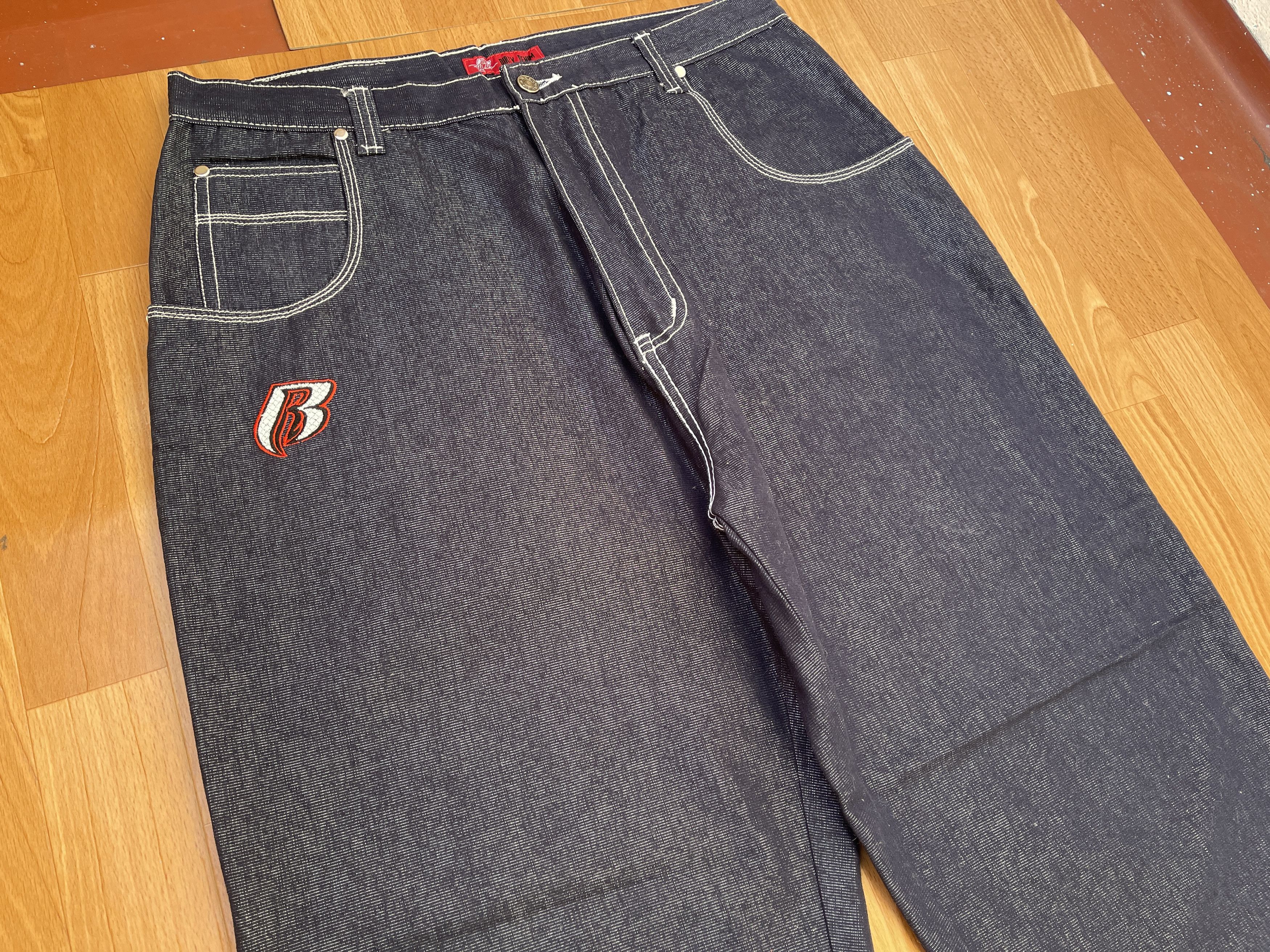 Ruff Ryders Ruff Ryders jeans, vintage baggy jeans 90s hip hop skater 34 Size US 34 / EU 50 - 6 Thumbnail