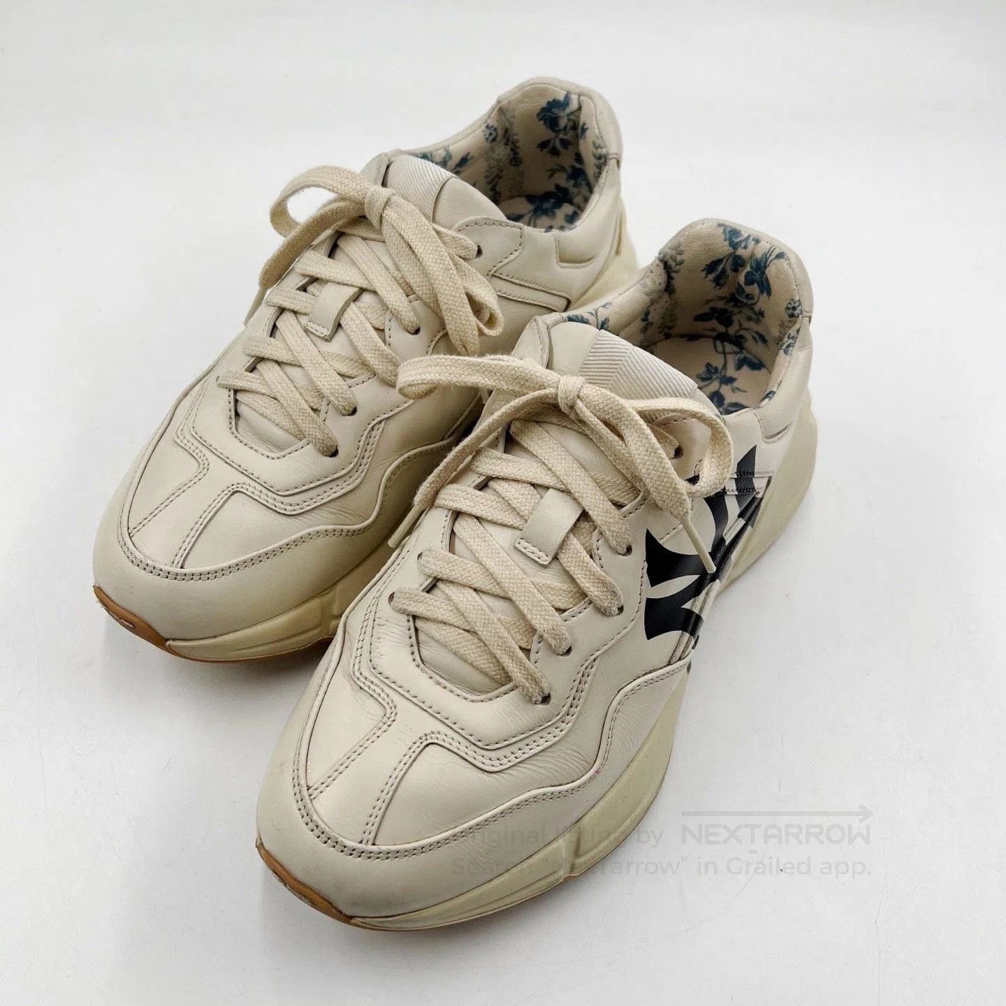 Gucci GUCCI x MLB Beige Low-Top Dad Shoes. Size US 6 / EU 39 - 1 Thumbnail