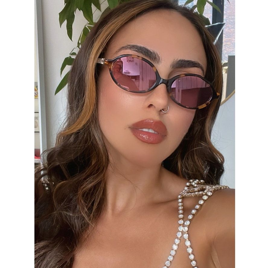 Miu Miu NEW Miu Miu MU04ZSF Tortoise Pink Sunglasses $518 Size ONE SIZE - 1 Thumbnail