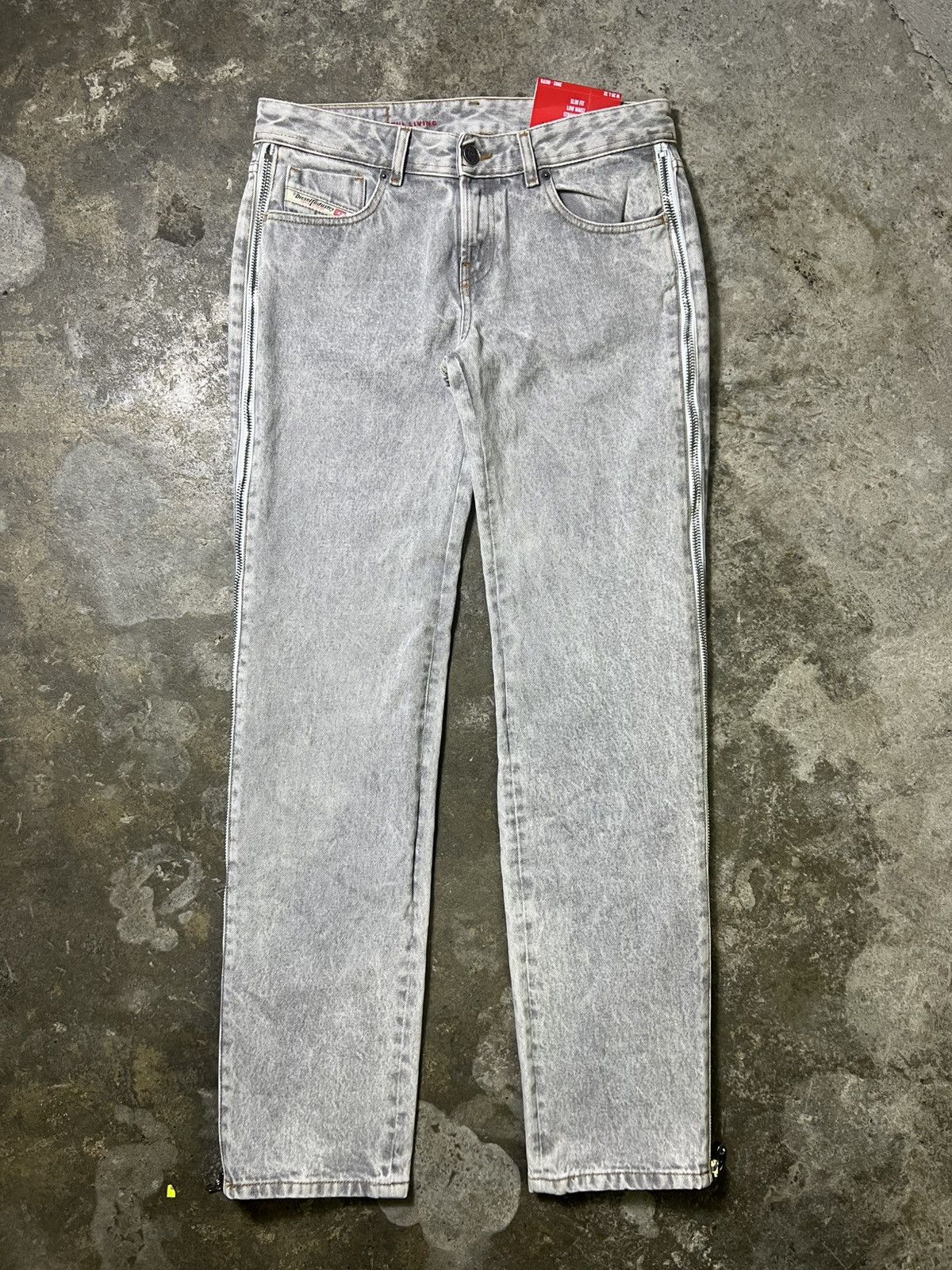 Diesel Diesel - FW/22 - Double Zip Denim Pants Size US 32 / EU 48 - 1 Thumbnail