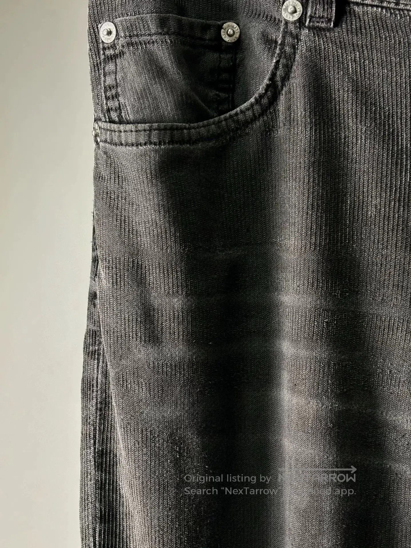 Helmut Lang helmut lang water-washed gray corduroy pants. Size US 28 / EU 44 - 3 Thumbnail