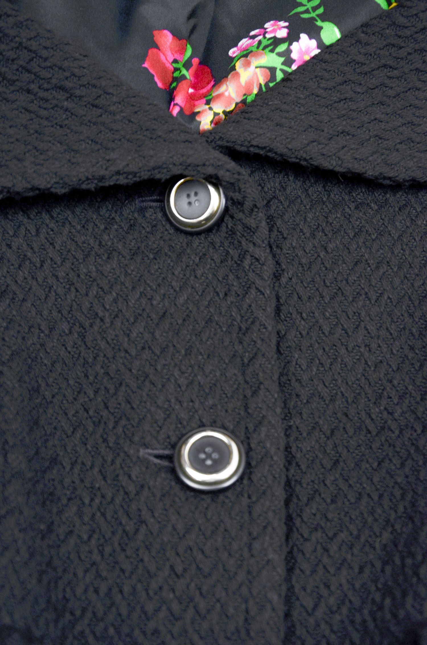 Dolce & Gabbana Dolce & Gabbana Vintage Black Wool Blend Overcoat – Size M Size S / US 4 / IT 40 - 7 Thumbnail