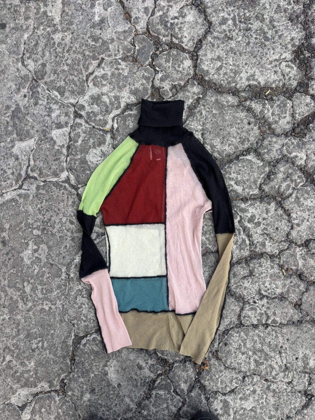 Jean Paul Gaultier jean paul gaultier mesh color block 90s Size S / US 4 / IT 40 - 2 Thumbnail
