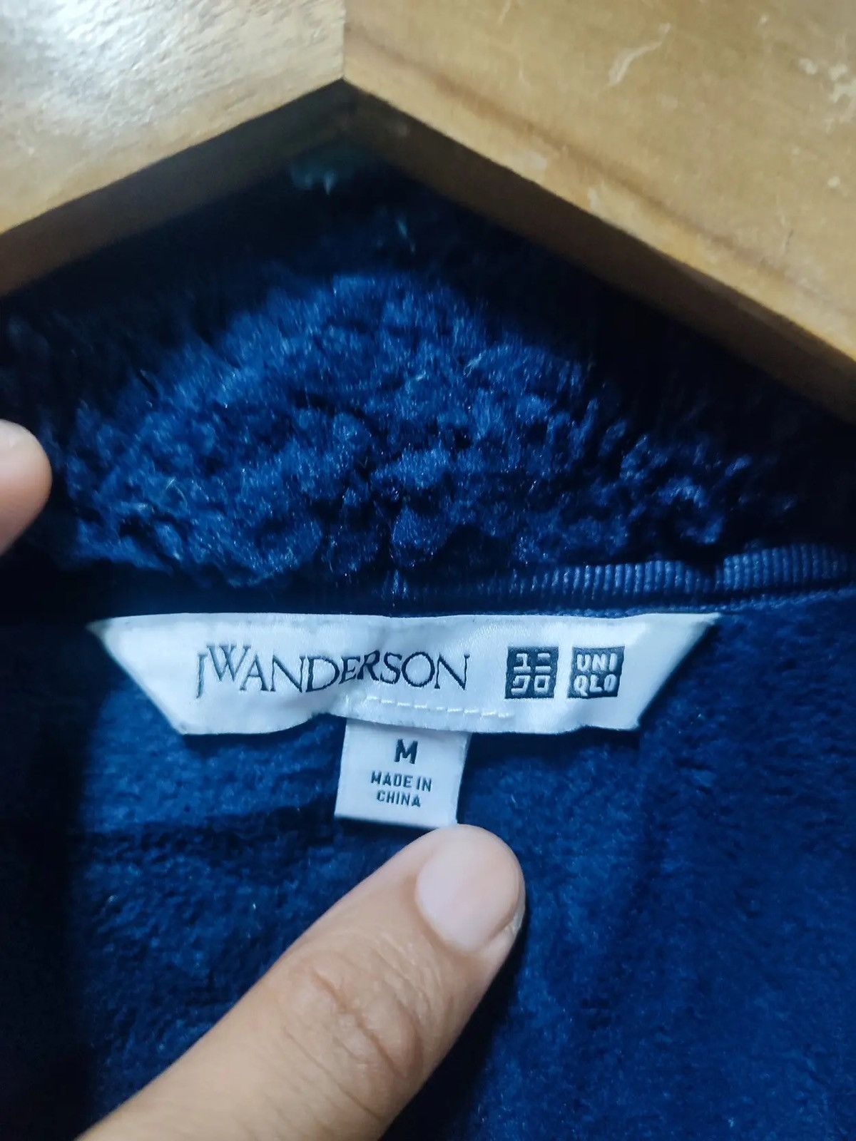 JW Anderson × Uniqlo JW Anderson x Uniqlo Fleece Zip Jacket (Navy) Size US M / EU 48-50 / 2 - 10 Thumbnail