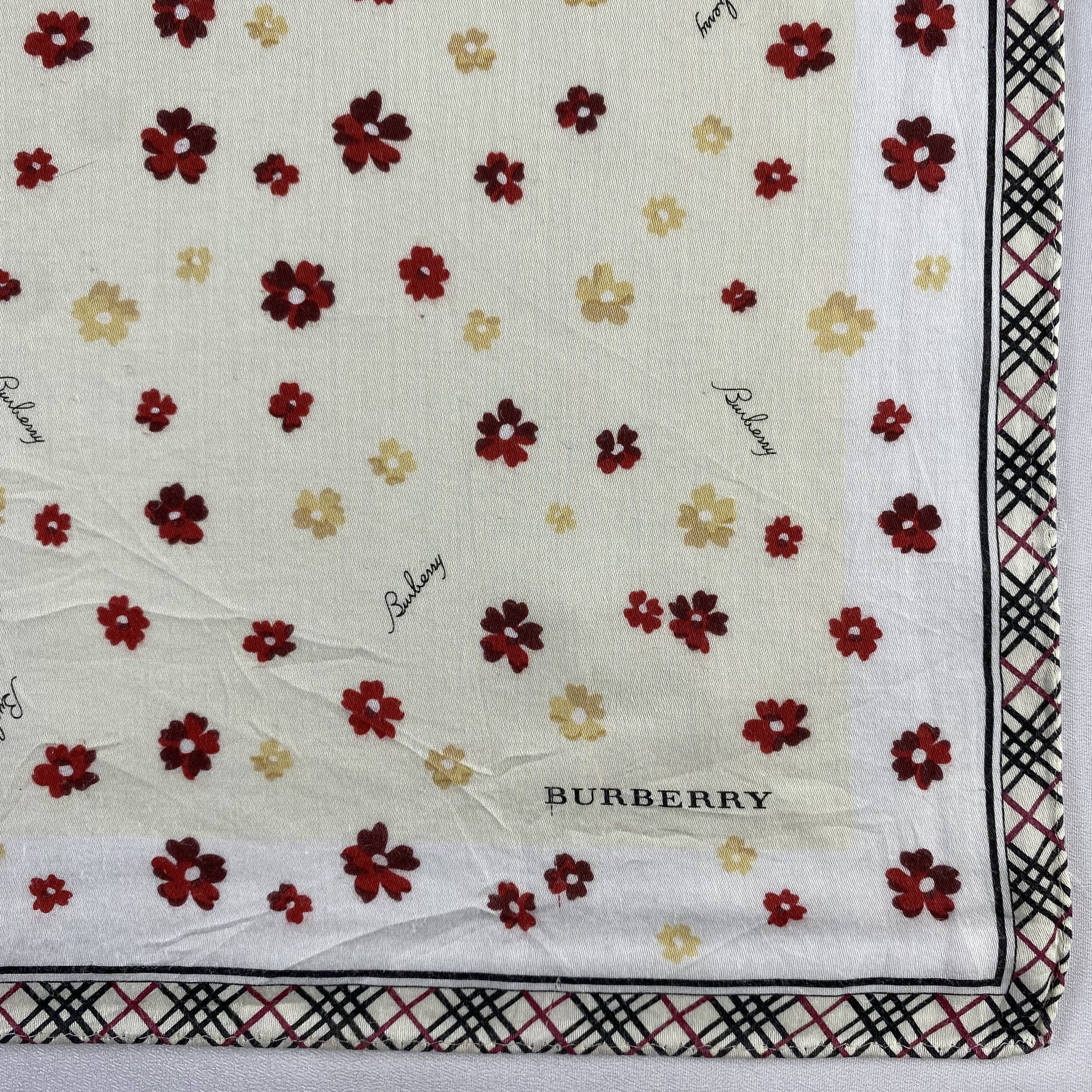 Burberry × Vintage Burberry Handkerchief / Neckerchief / Bandana-P575 Size ONE SIZE - 3 Thumbnail