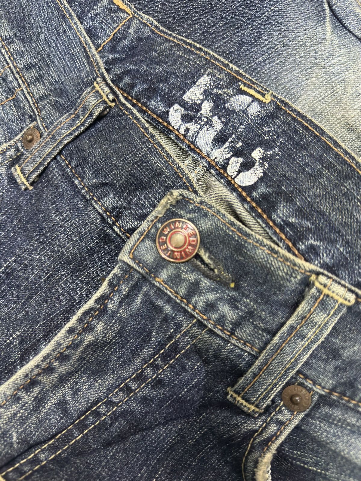 Kapital 90s Style 💥 edwin 503 distress denim Size US 34 / EU 50 - 8 Thumbnail