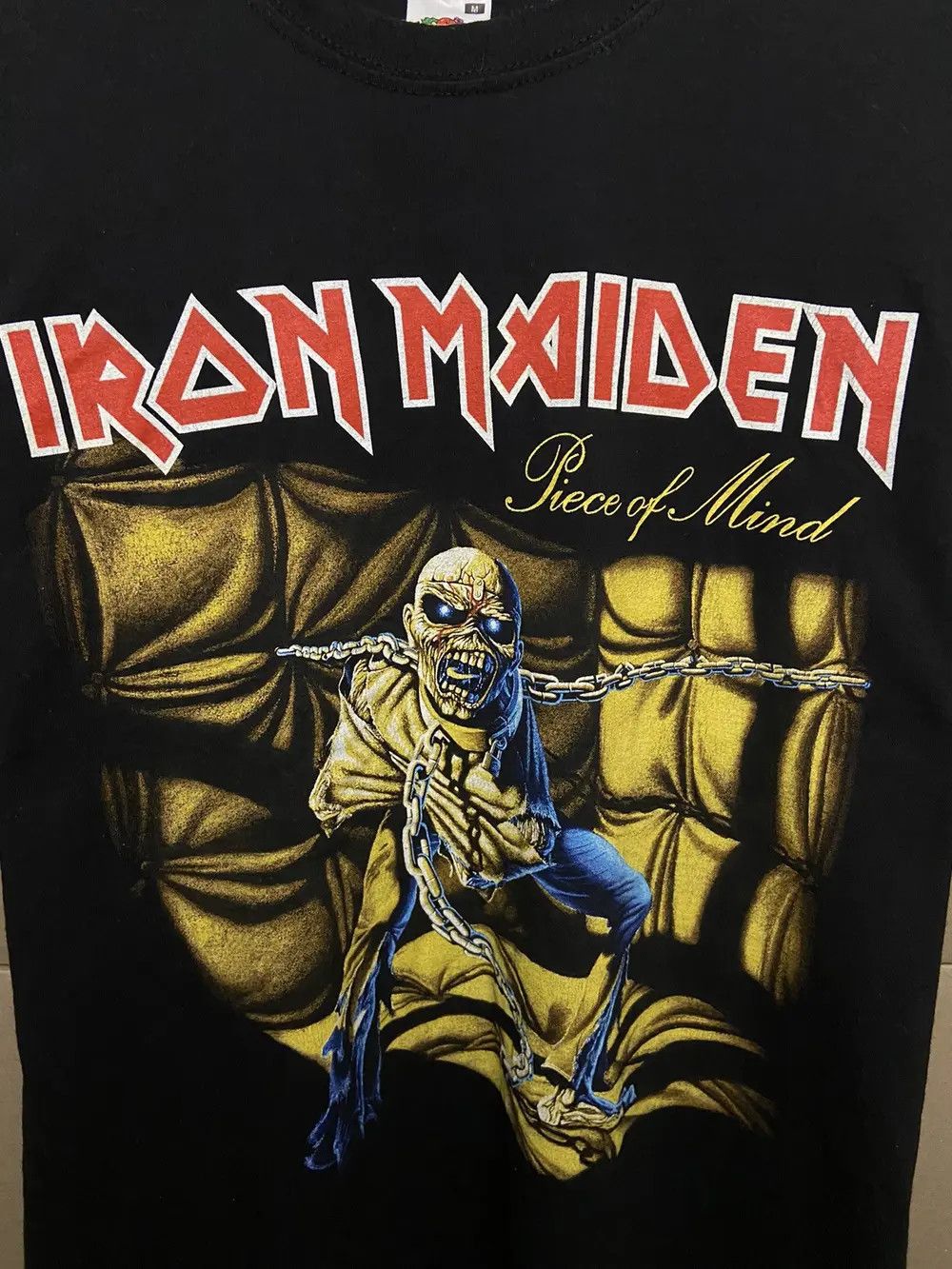 Band Tees VINTAGE 2010 IRON MAIDEN PIECE OF MIND ROCK BAND TEE T SHIRT Size US M / EU 48-50 / 2 - 9 Thumbnail