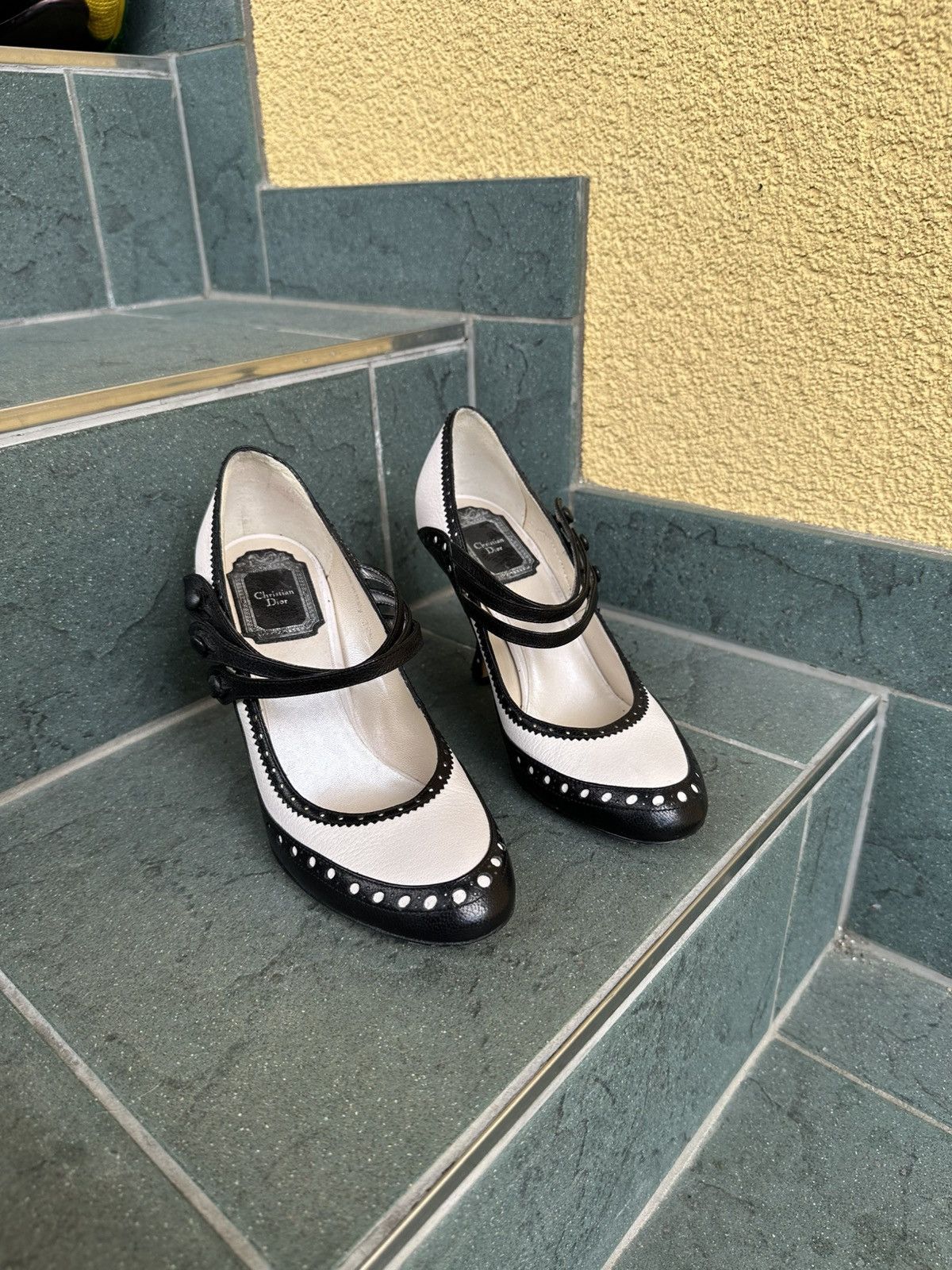 Dior Dior Heels Vintage Rare Retro Luxury Shoes size 36,5 us-6,5 Size US 6.5 / IT 36.5 - 3 Thumbnail