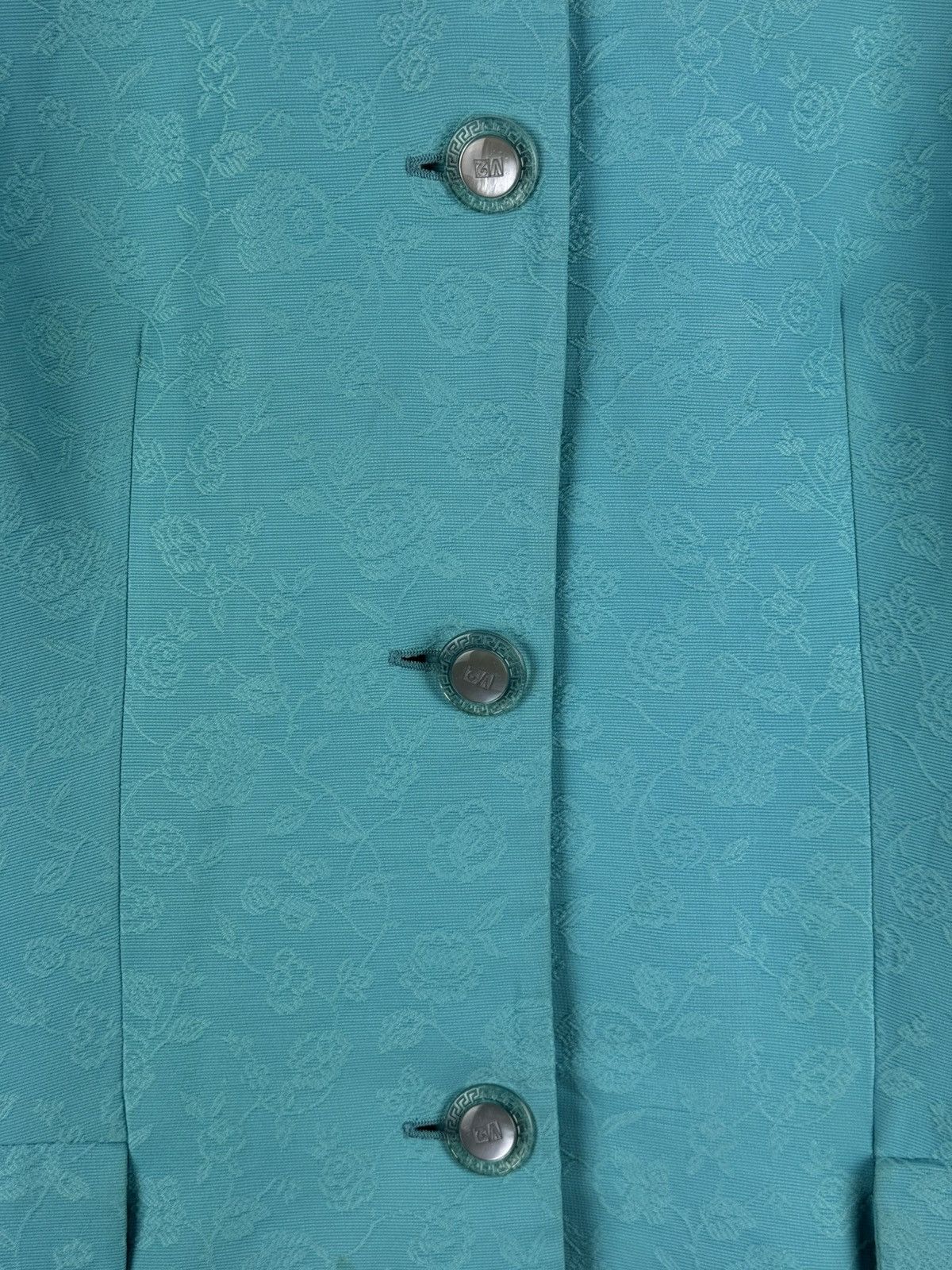 Versace Versace Classic V2 S/S VTG Japanese Floral Blazer Jacket Size M / US 6-8 / IT 42-44 - 7 Thumbnail