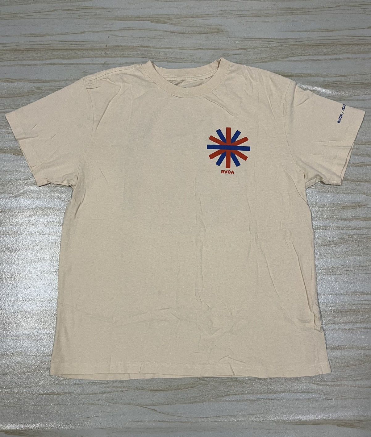 RVCA Rvca Logo Rvoa Jesse Brown T-shirt Size US L / EU 52-54 / 3 - 2 Thumbnail