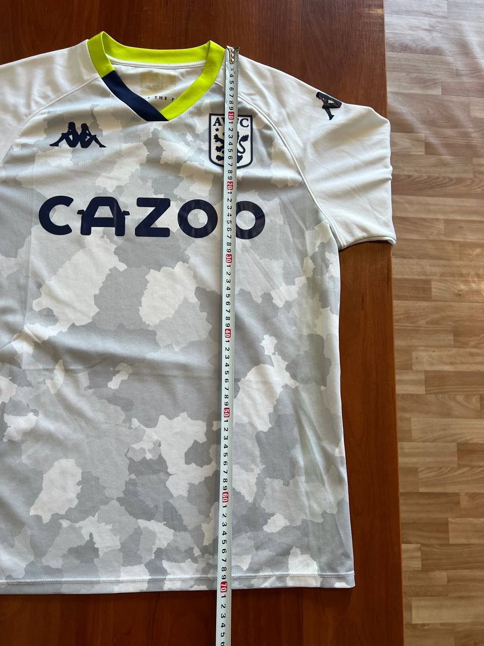 Kappa 2020/21 ASTON VILLA THIRD SOCCER JERSEY FOOTBALL SHIRT KAPPA Size US L / EU 52-54 / 3 - 17 Thumbnail